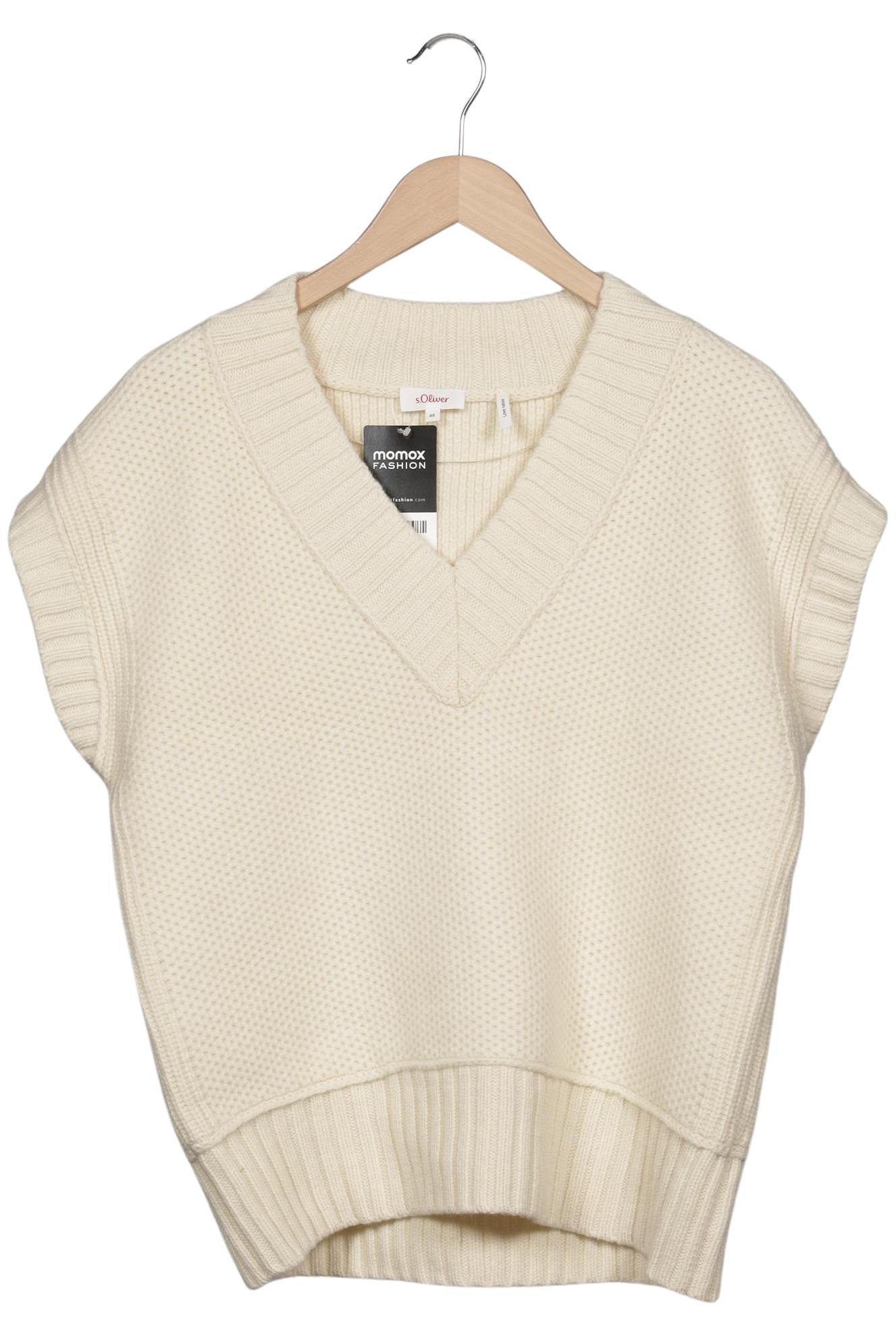 

s.Oliver Damen Pullover, cremeweiß, Gr. 46