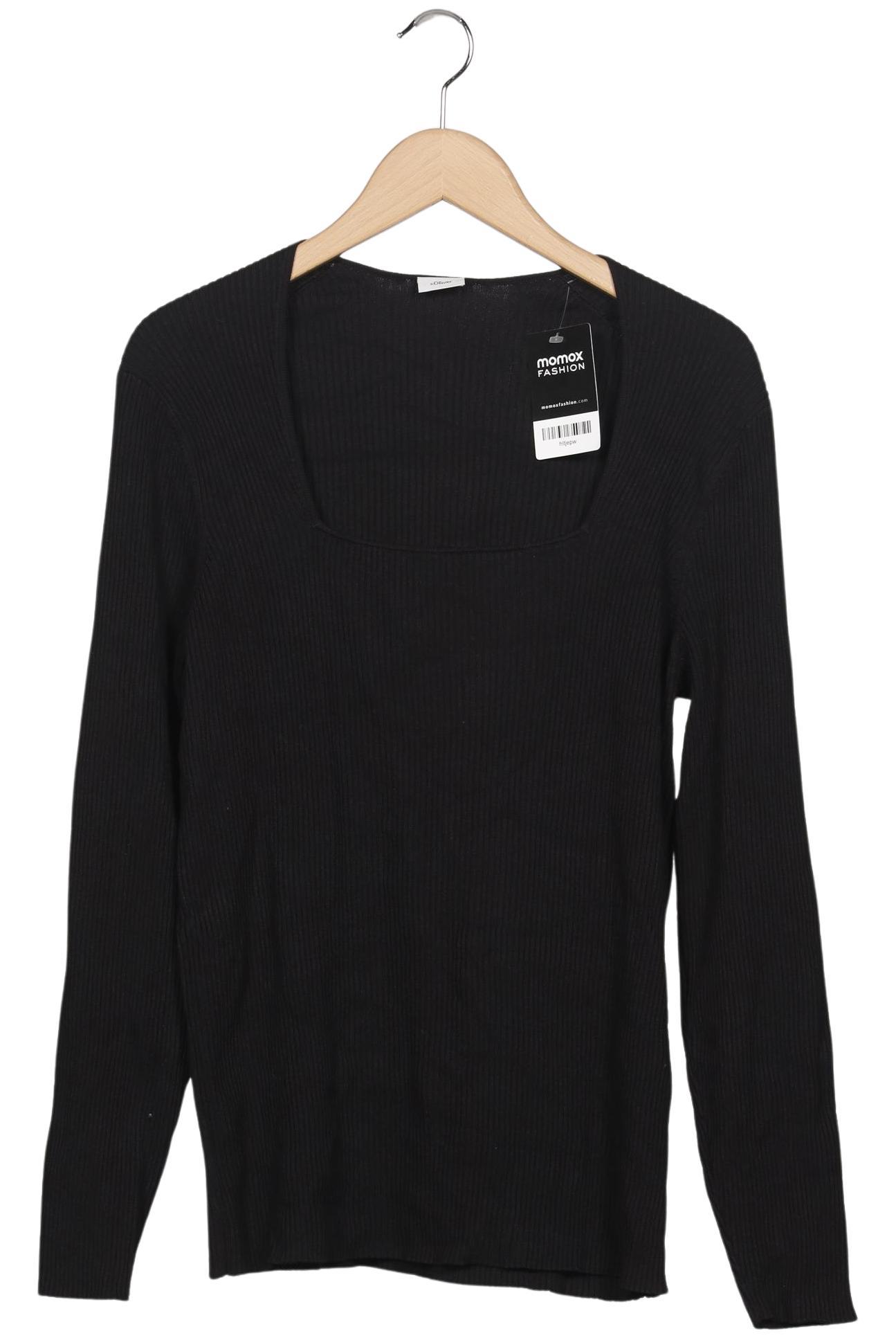 

s.Oliver Damen Pullover, schwarz, Gr. 48