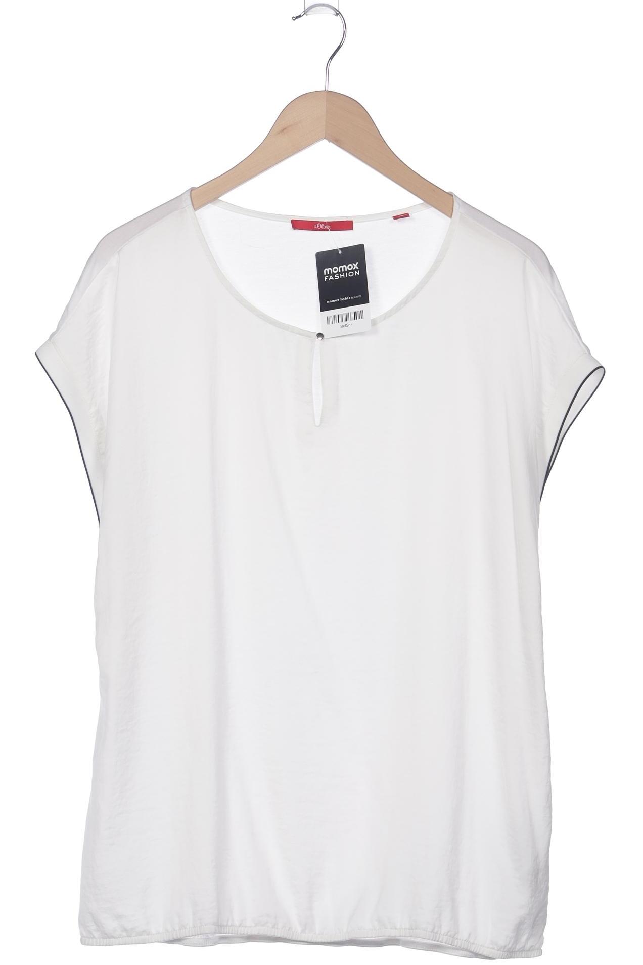 

s.Oliver Damen T-Shirt, weiß, Gr. 46
