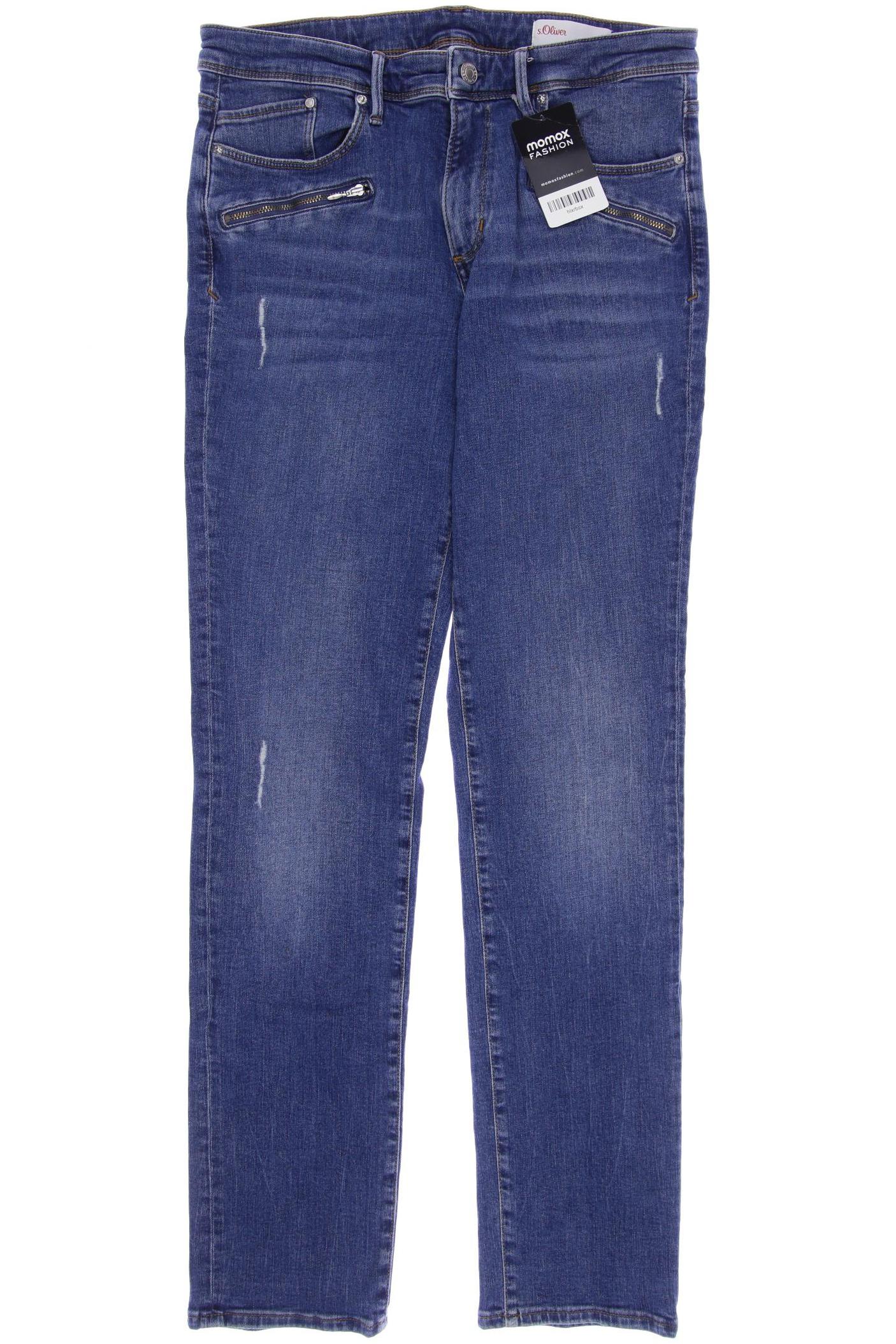 

s.Oliver Damen Jeans, blau