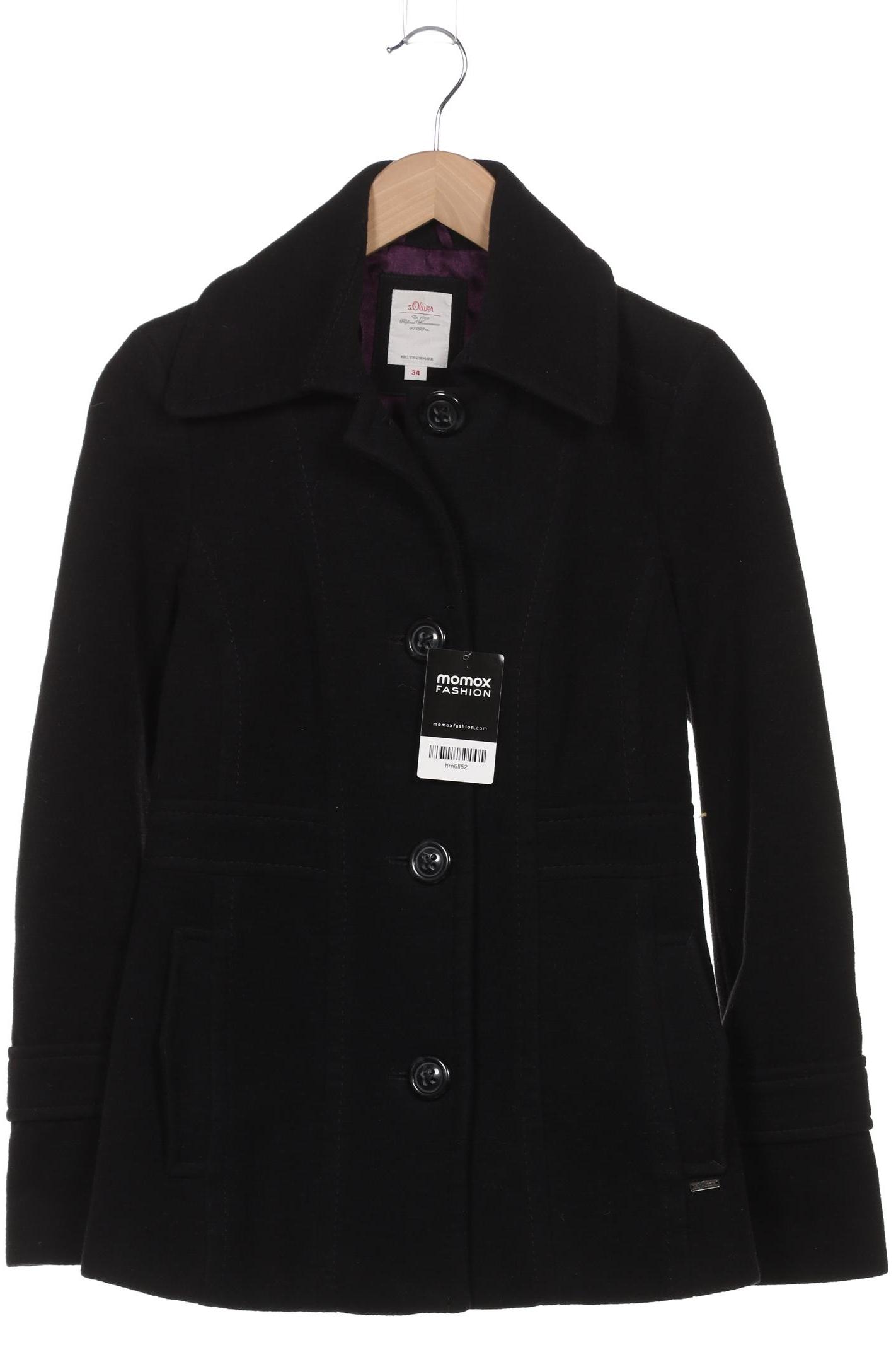 

s.Oliver Damen Jacke, schwarz, Gr. 34