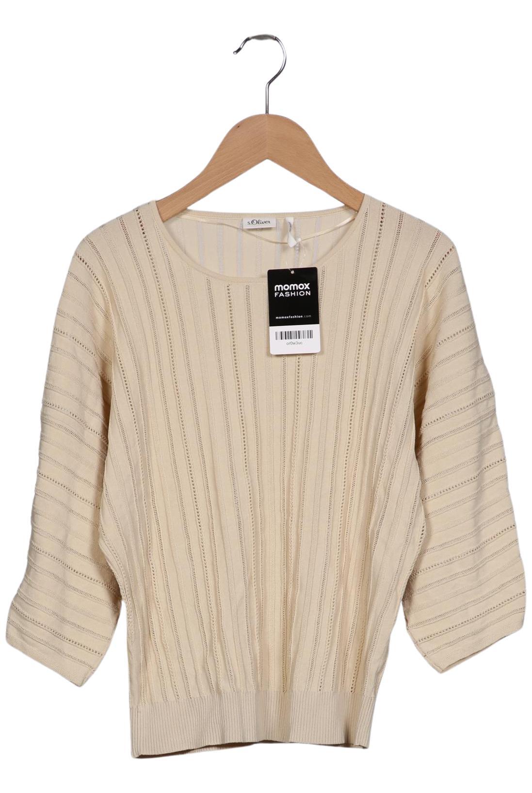 

s.Oliver Damen Pullover, beige, Gr. 36
