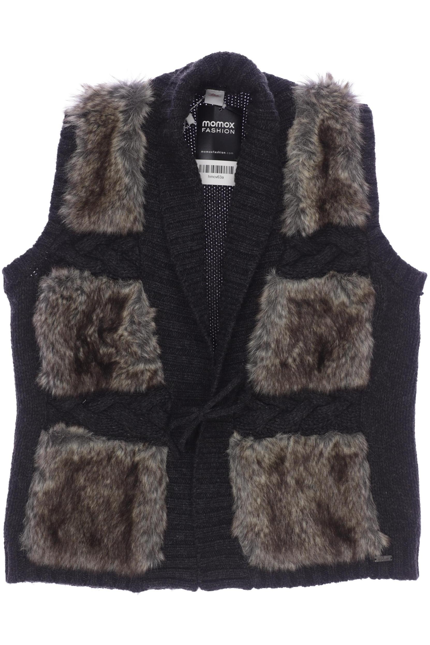

s.Oliver Damen Weste, grau, Gr. 38