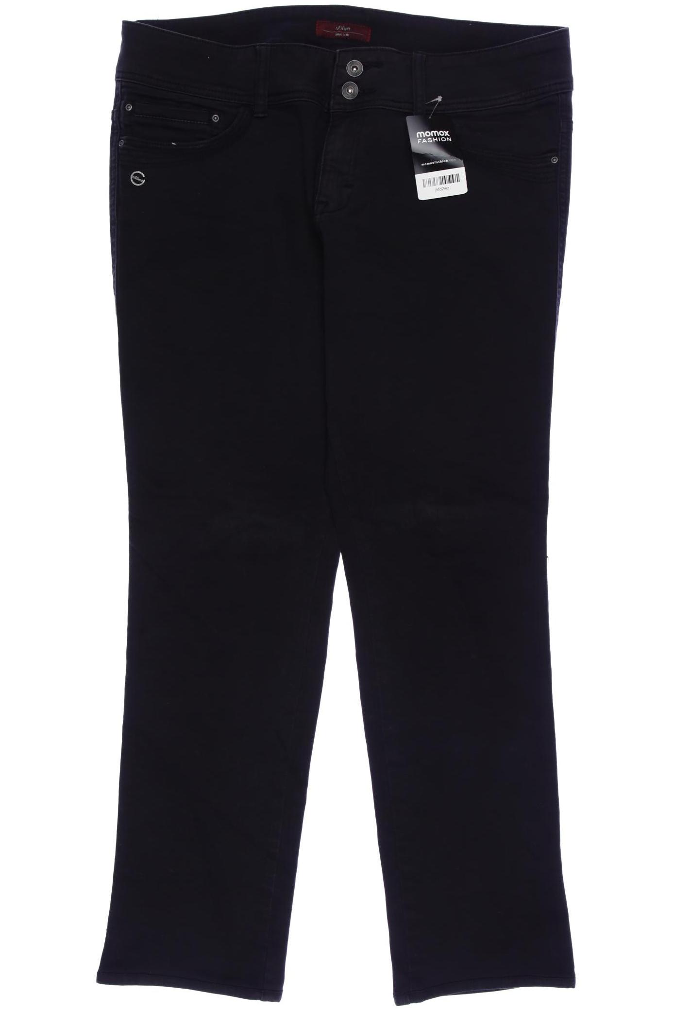 

s.Oliver Damen Jeans, schwarz, Gr. 42