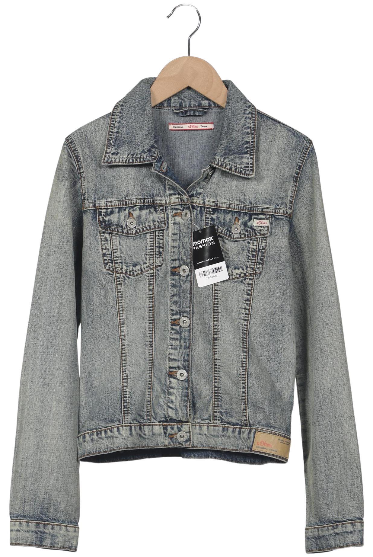 

s.Oliver Damen Jacke, hellblau, Gr. 36