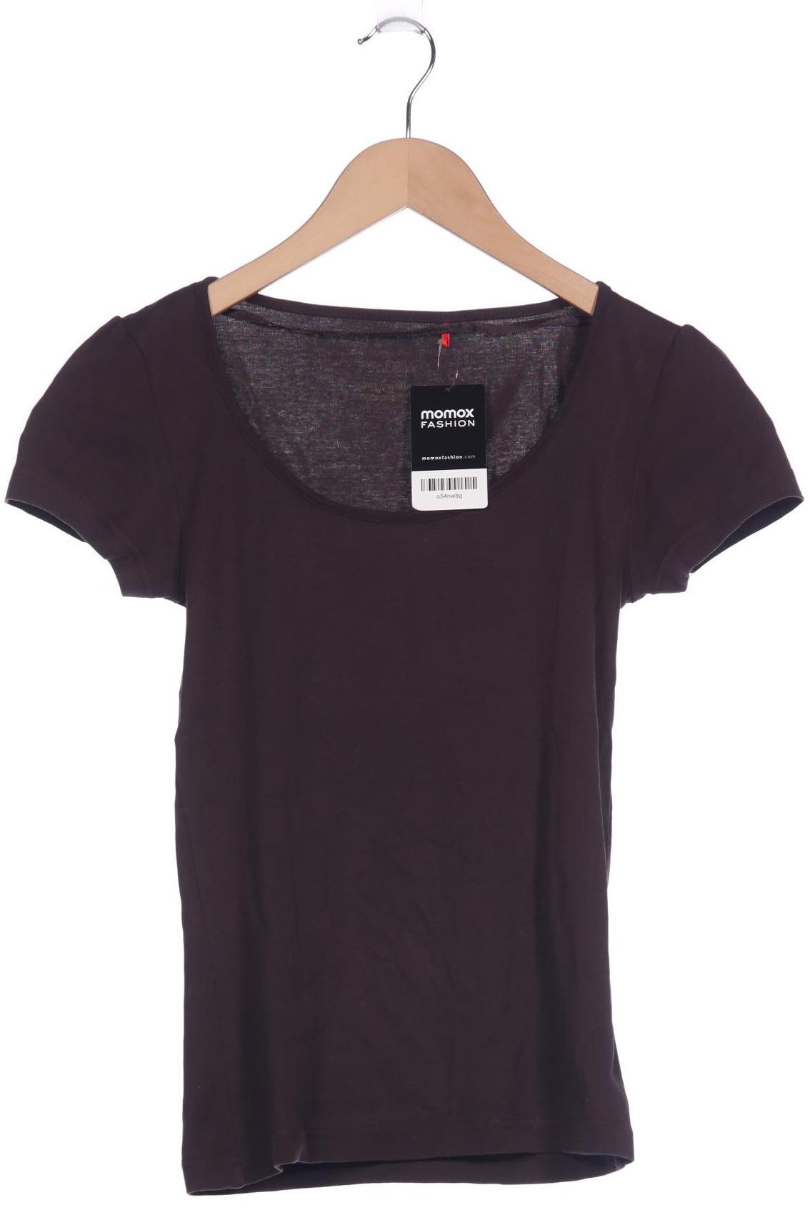 

s.Oliver Damen T-Shirt, braun, Gr. 36