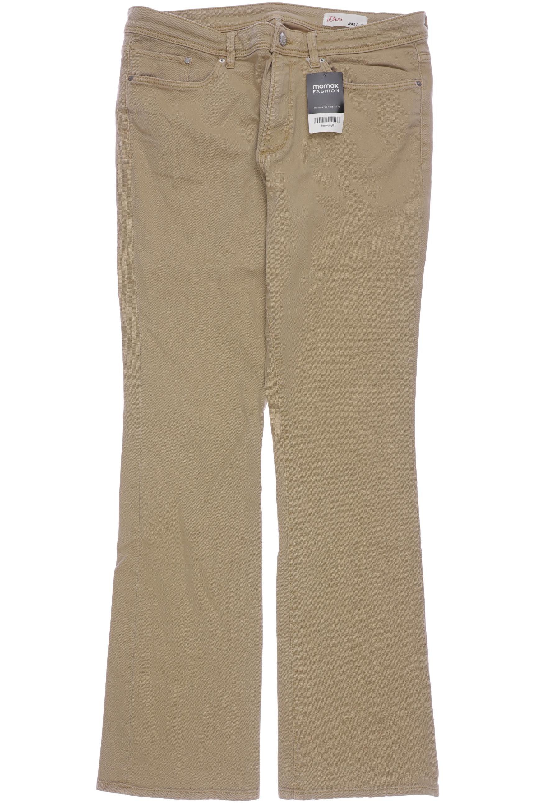 

s.Oliver Damen Jeans, beige, Gr. 42