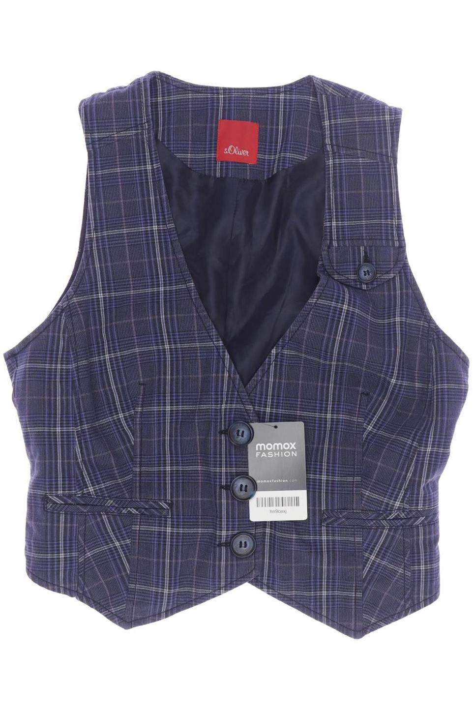

s.Oliver Damen Weste, marineblau, Gr. 38