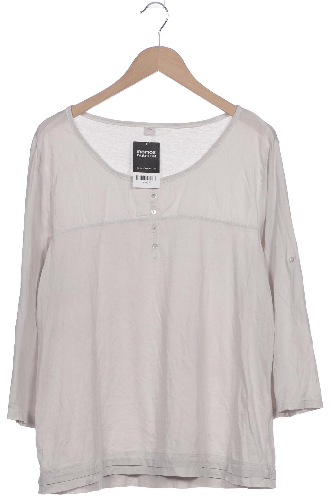 

s.Oliver Damen Langarmshirt, grau, Gr. 46