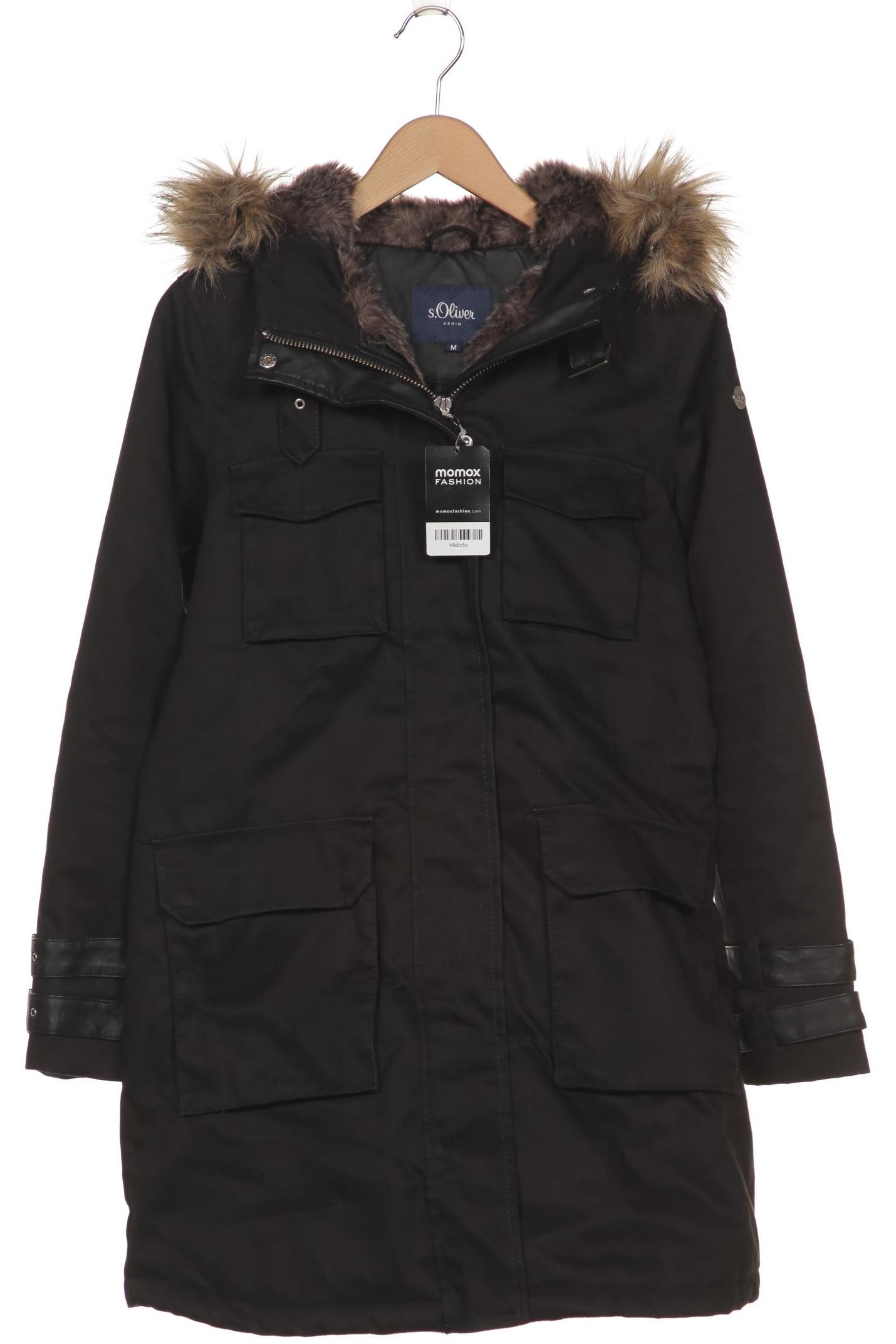

s.Oliver Damen Mantel, schwarz