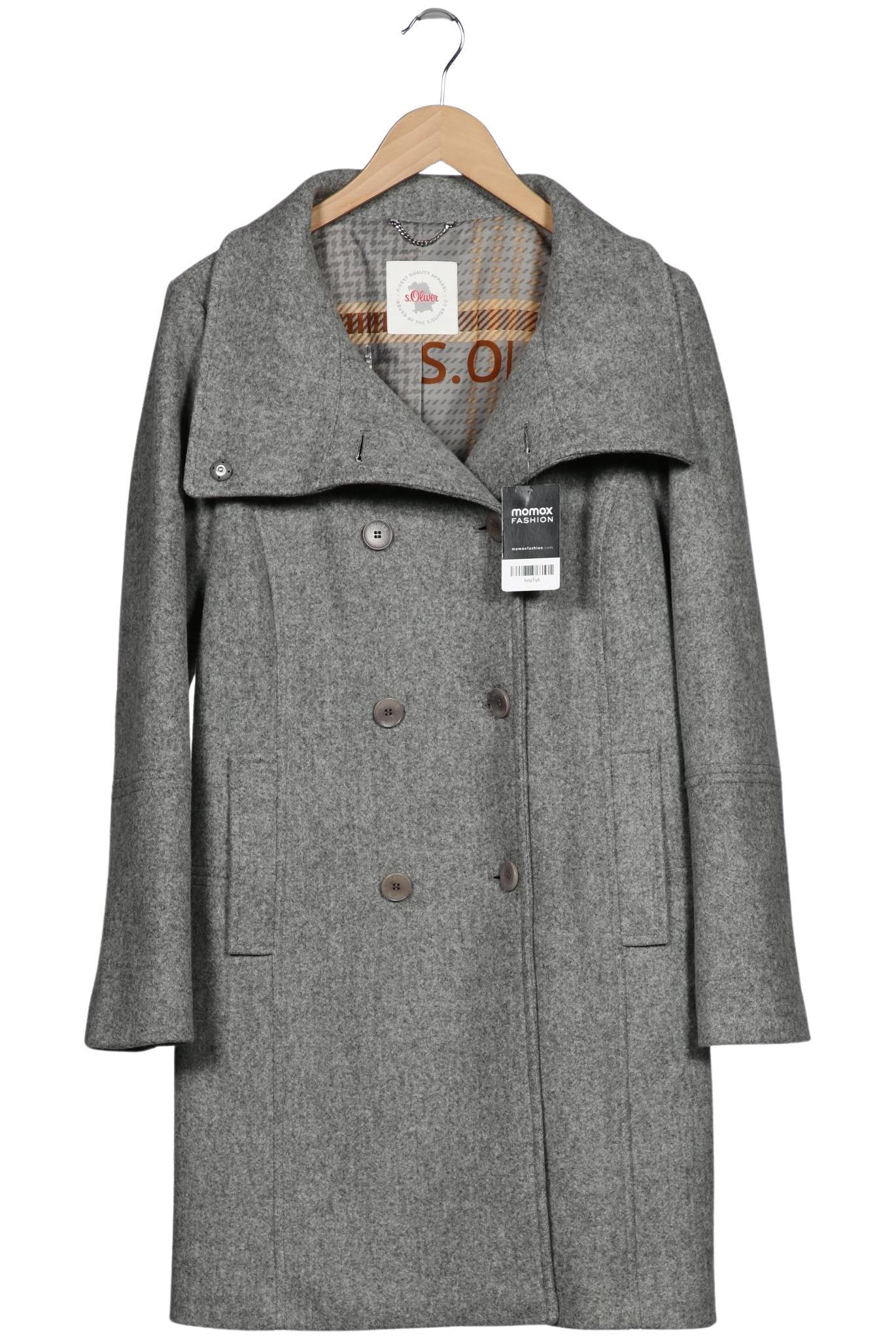 

s.Oliver Damen Mantel, grau, Gr. 40