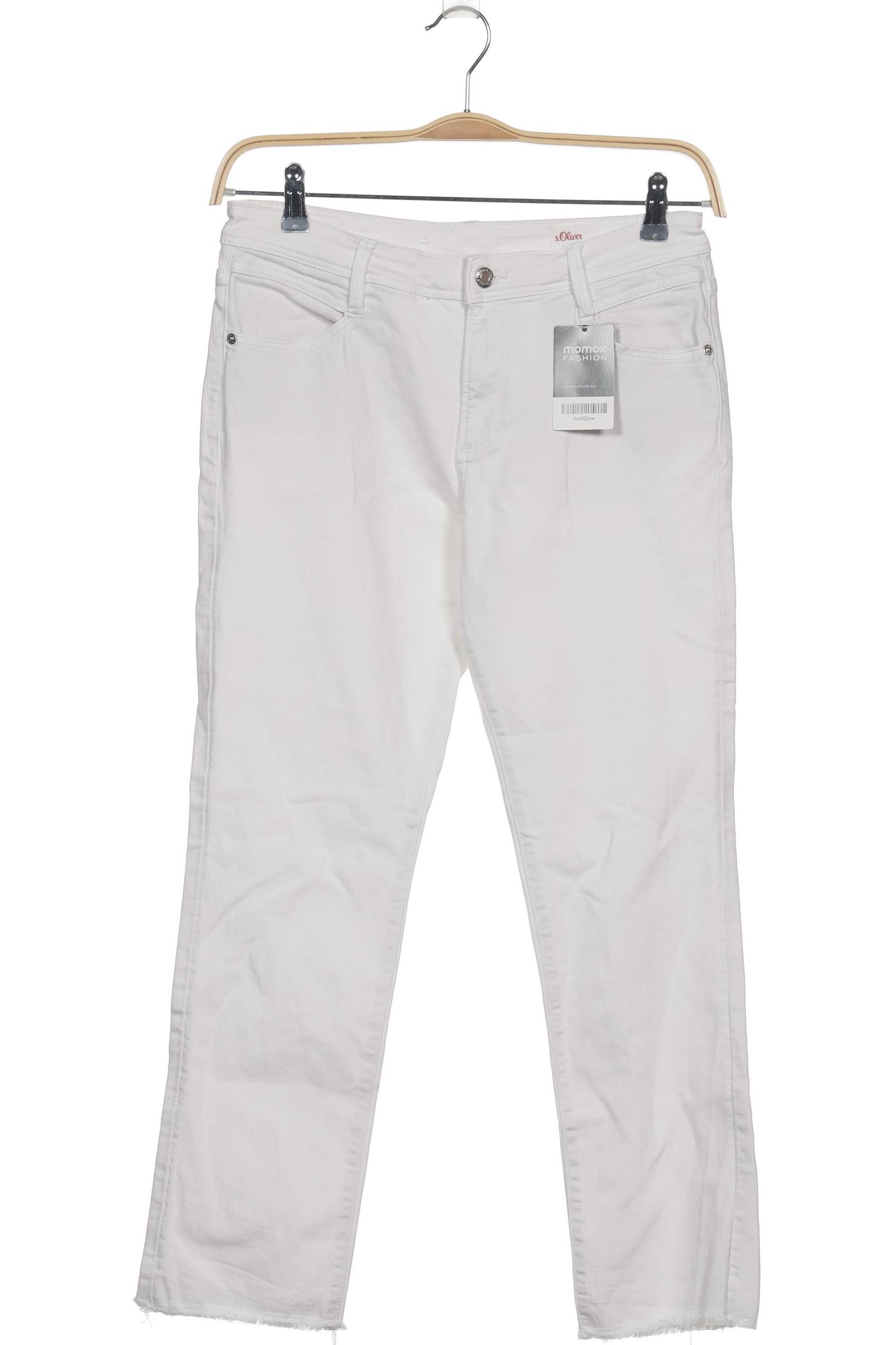 

s.Oliver Damen Jeans, weiß, Gr. 38