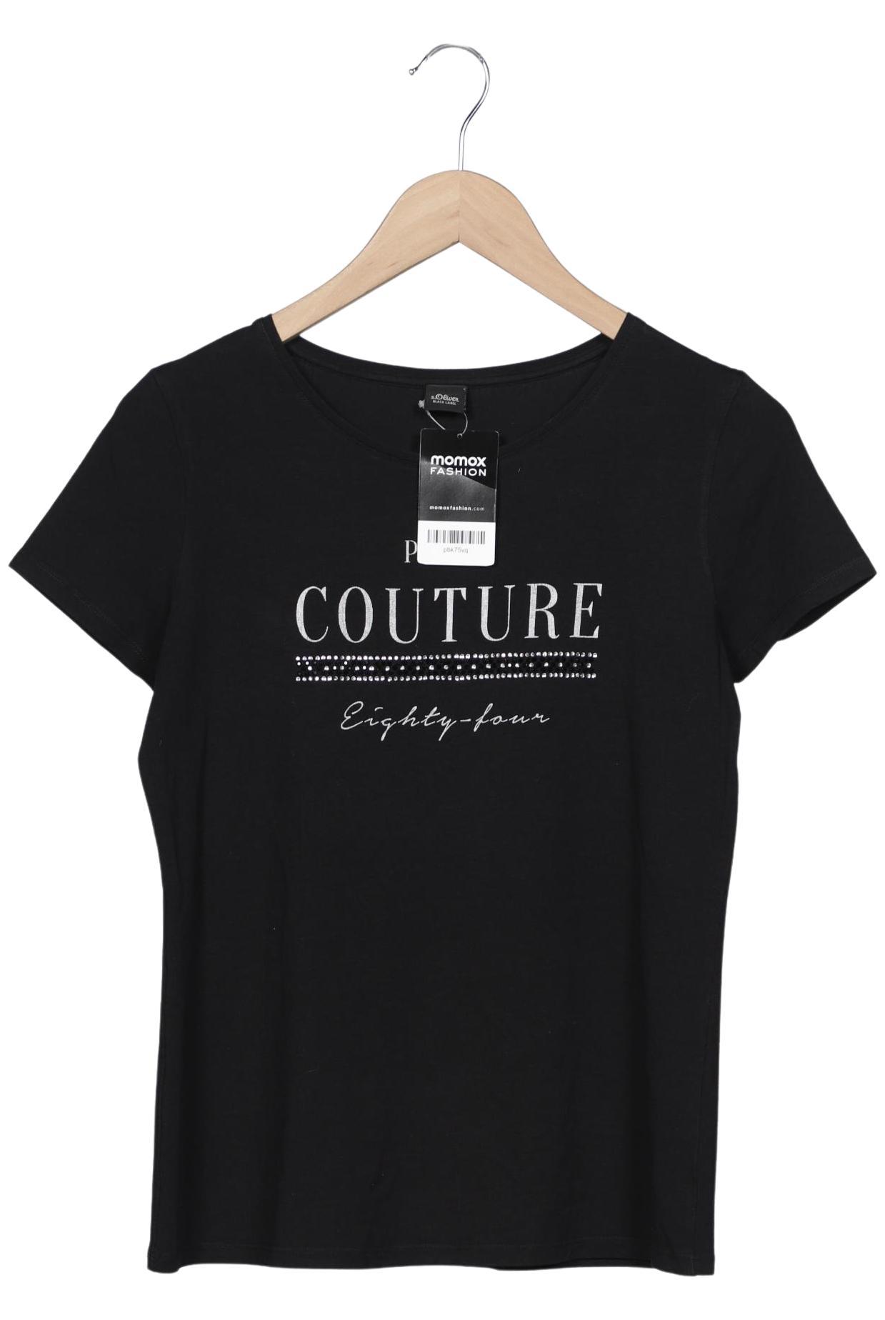 

s.Oliver Damen T-Shirt, schwarz, Gr. 36