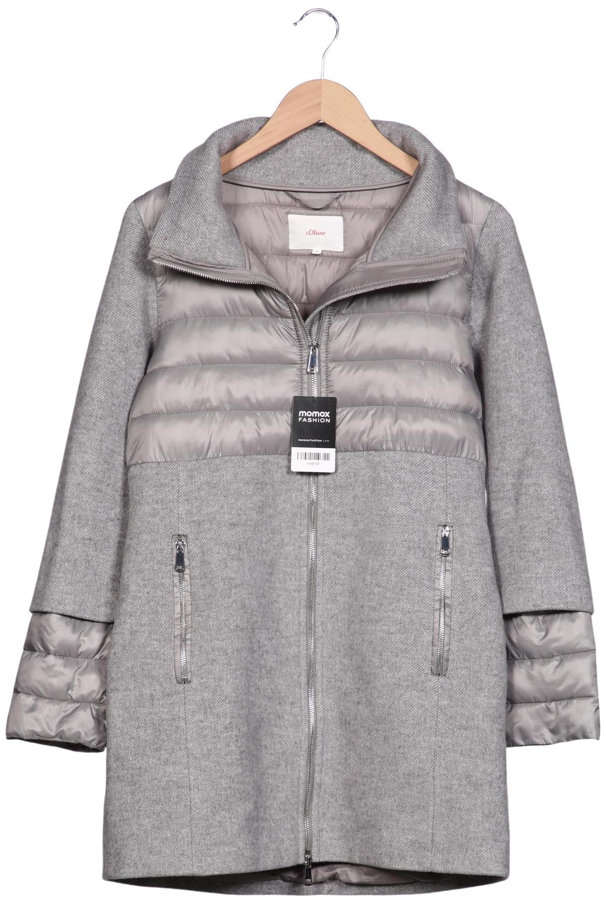 

s.Oliver Damen Mantel, grau, Gr. 36