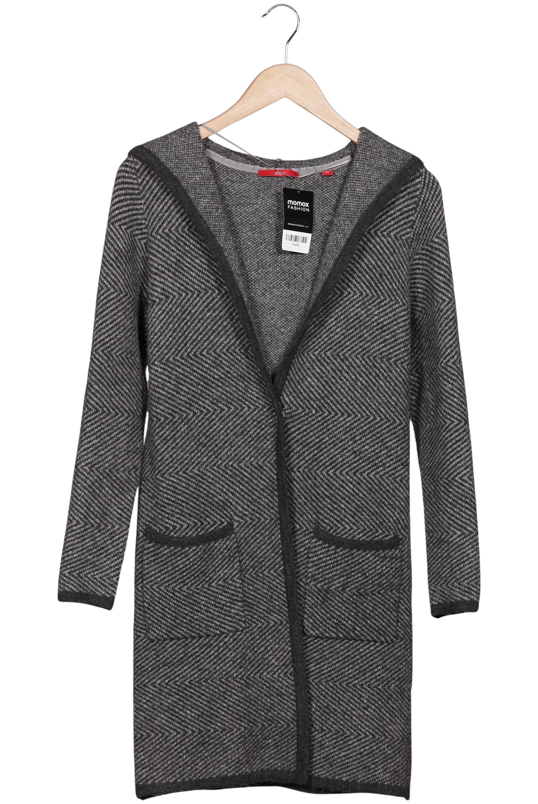 

s.Oliver Damen Strickjacke, grau, Gr. 32