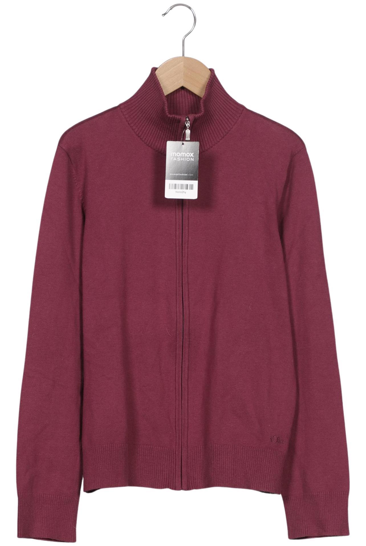 

s.Oliver Damen Strickjacke, bordeaux, Gr. 42