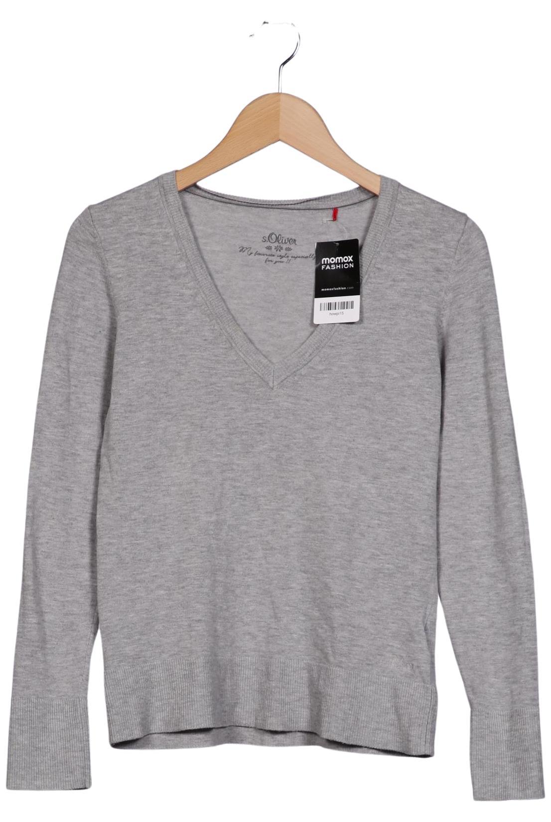 

s.Oliver Damen Pullover, grau, Gr. 38