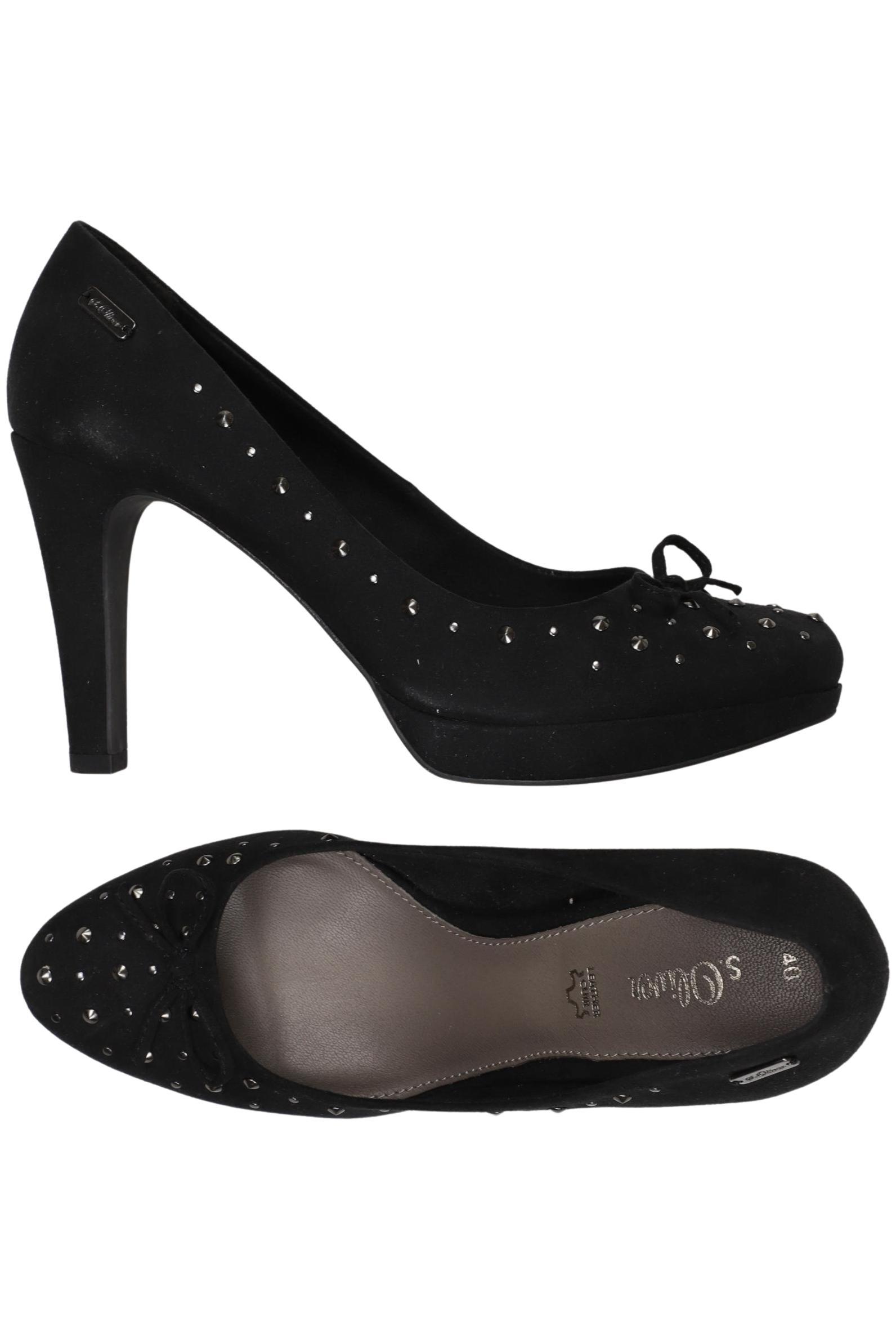 

s.Oliver Damen Pumps, schwarz, Gr. 40