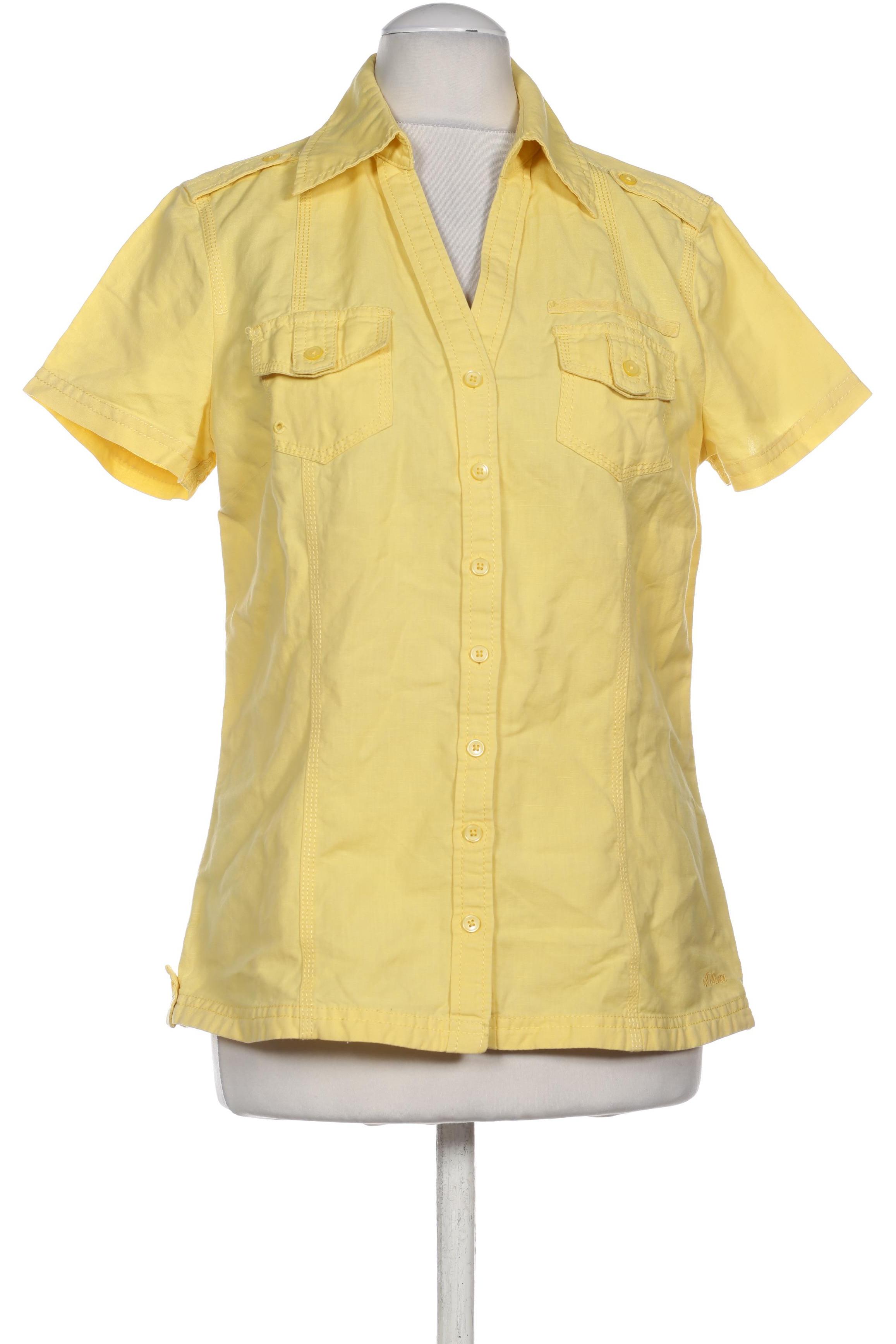 

s.Oliver Damen Bluse, gelb, Gr. 36