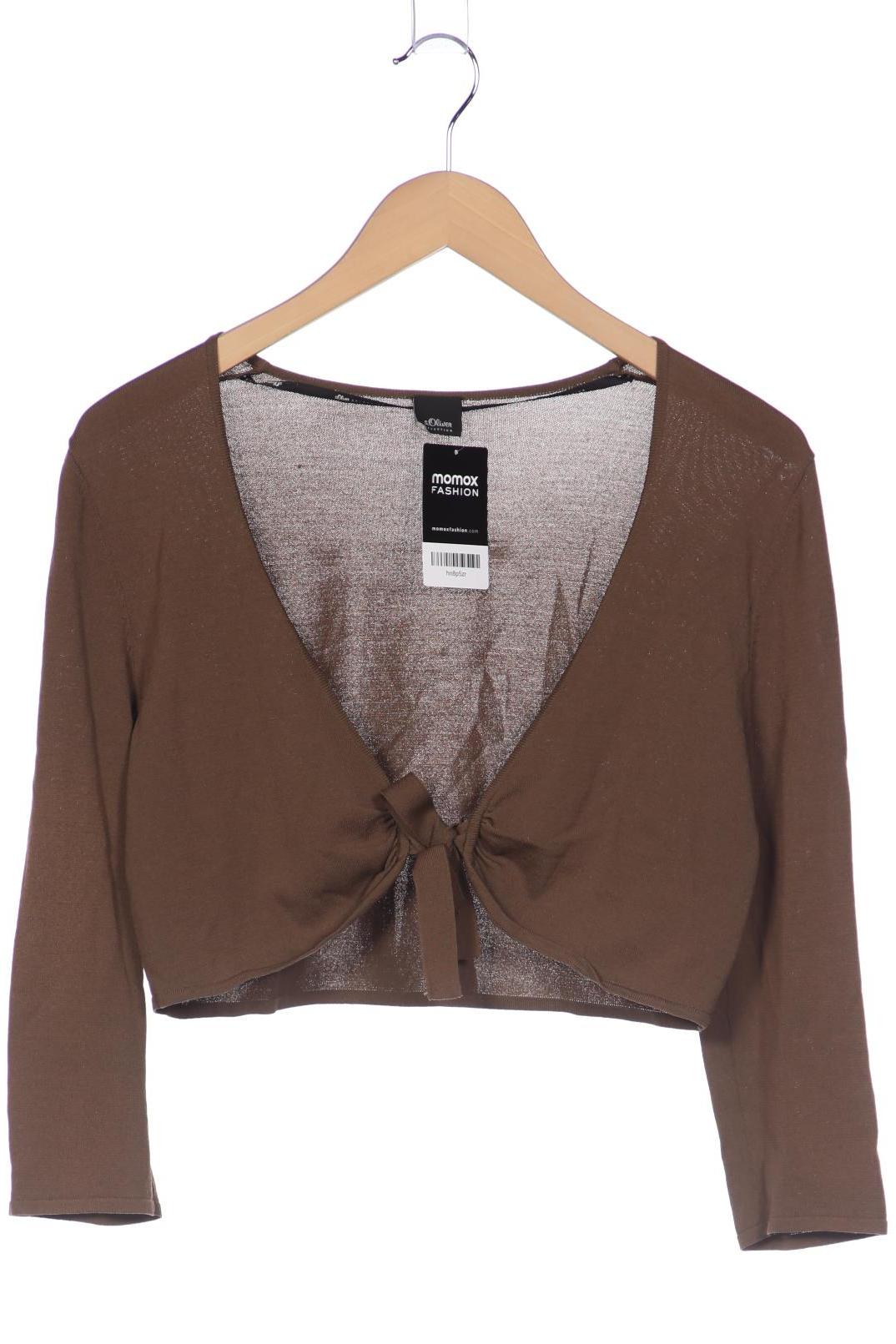 

s.Oliver Damen Strickjacke, braun, Gr. 40