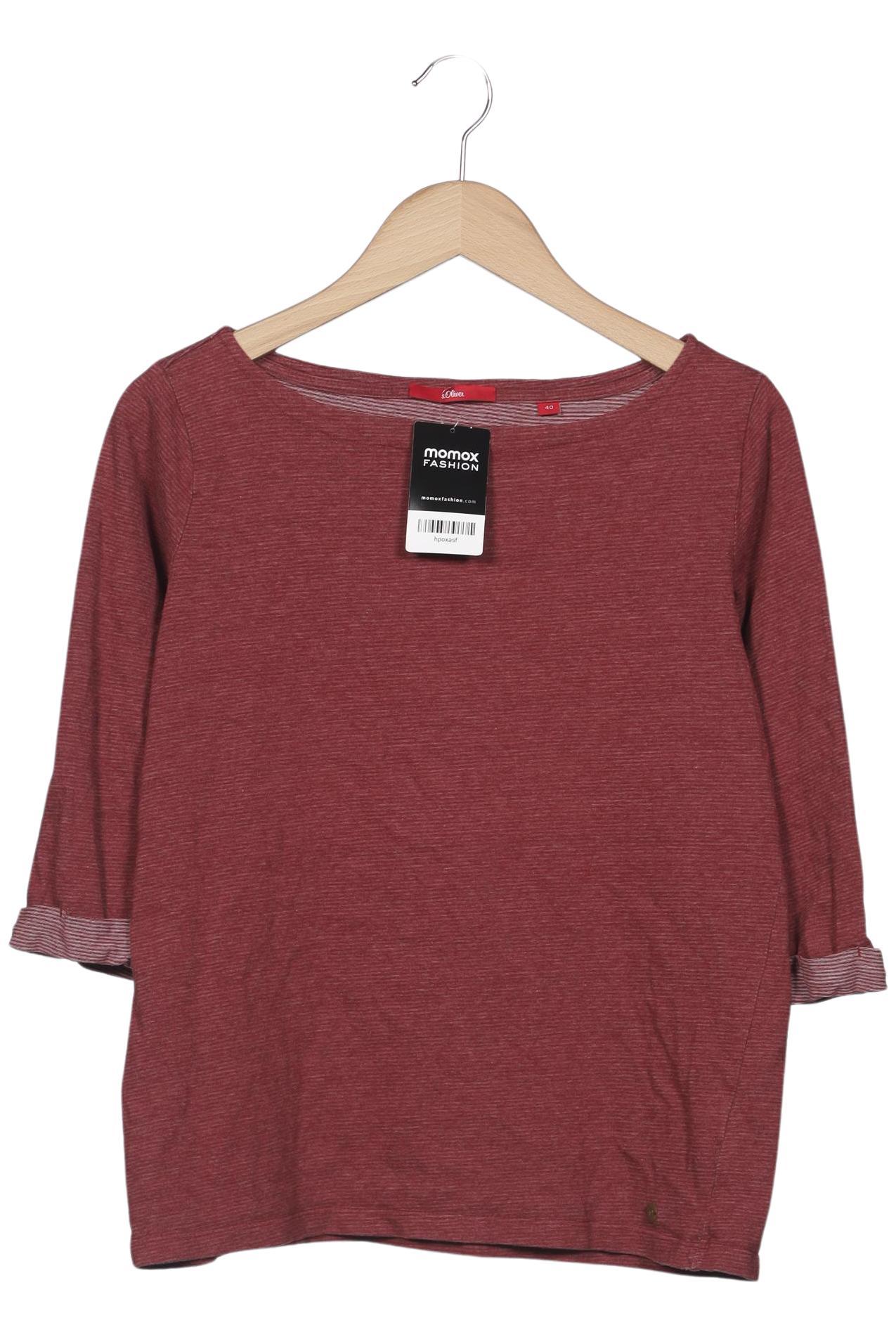 

s.Oliver Damen Langarmshirt, rot, Gr. 40