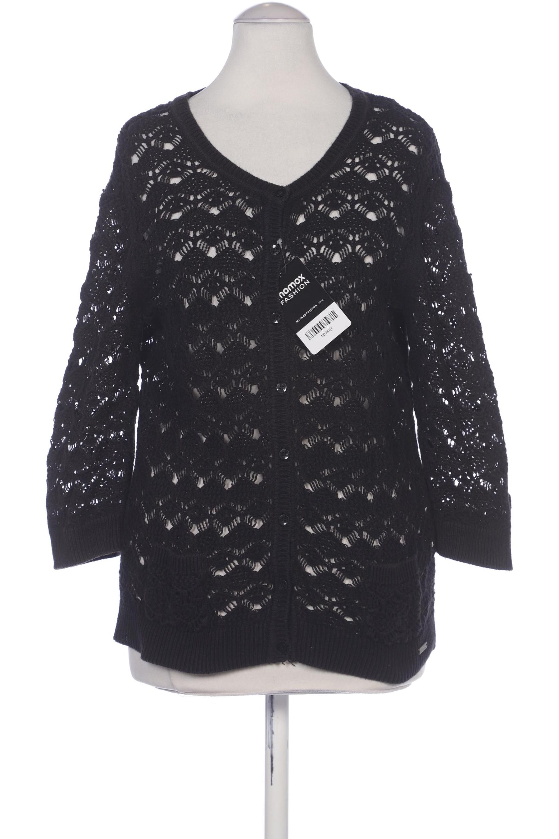 

s.Oliver Damen Strickjacke, schwarz, Gr. 36