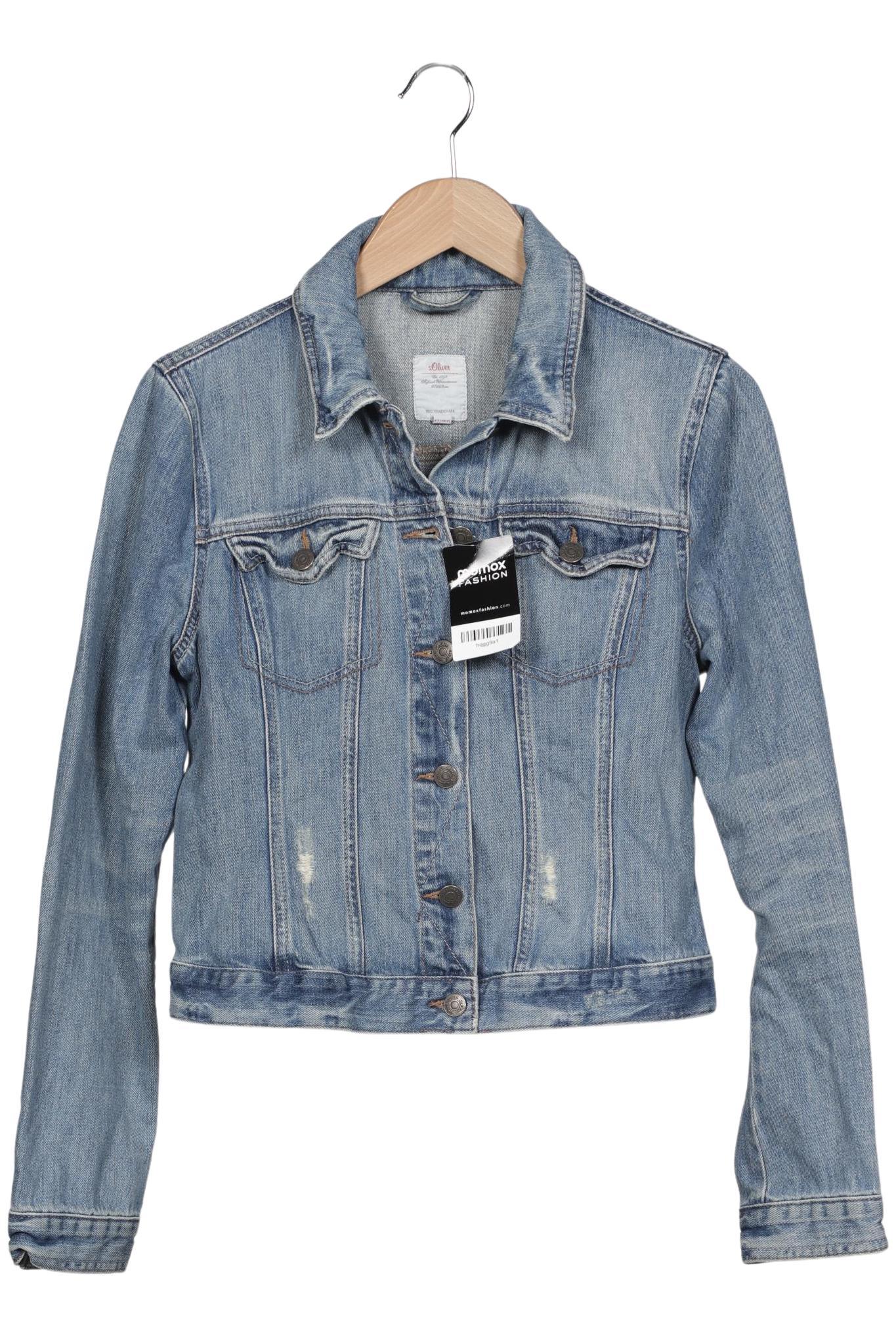 

s.Oliver Damen Jacke, hellblau, Gr. 40