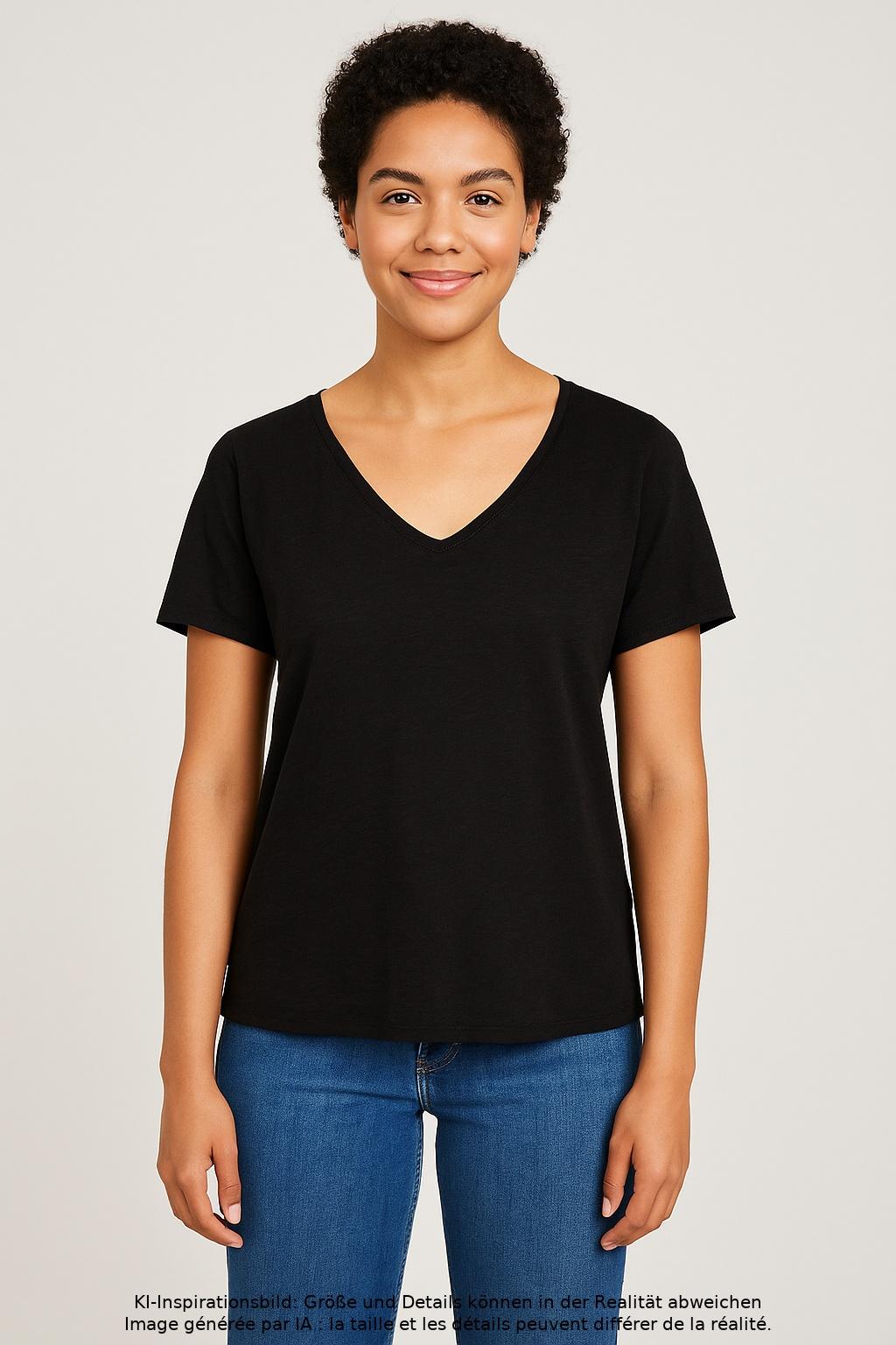 

s.Oliver Damen T-Shirt, schwarz, Gr. 42