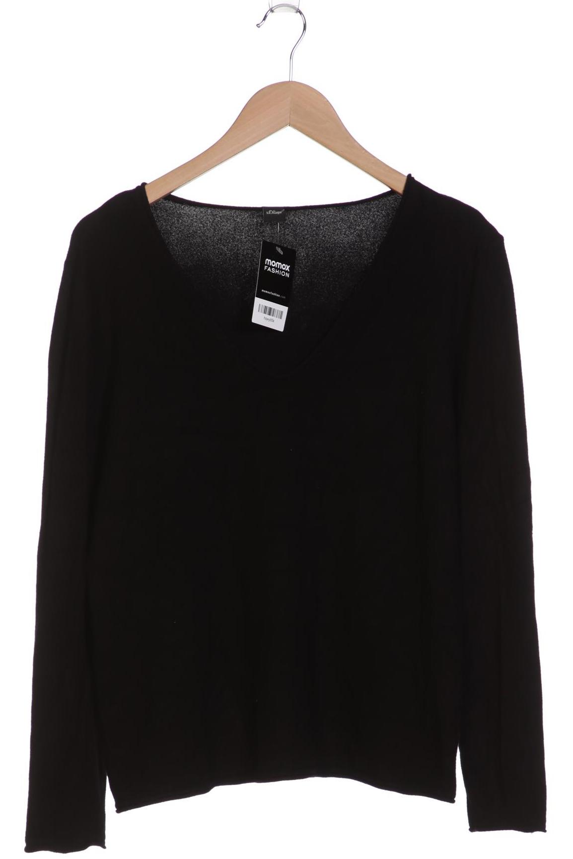 

s.Oliver Damen Pullover, schwarz, Gr. 46