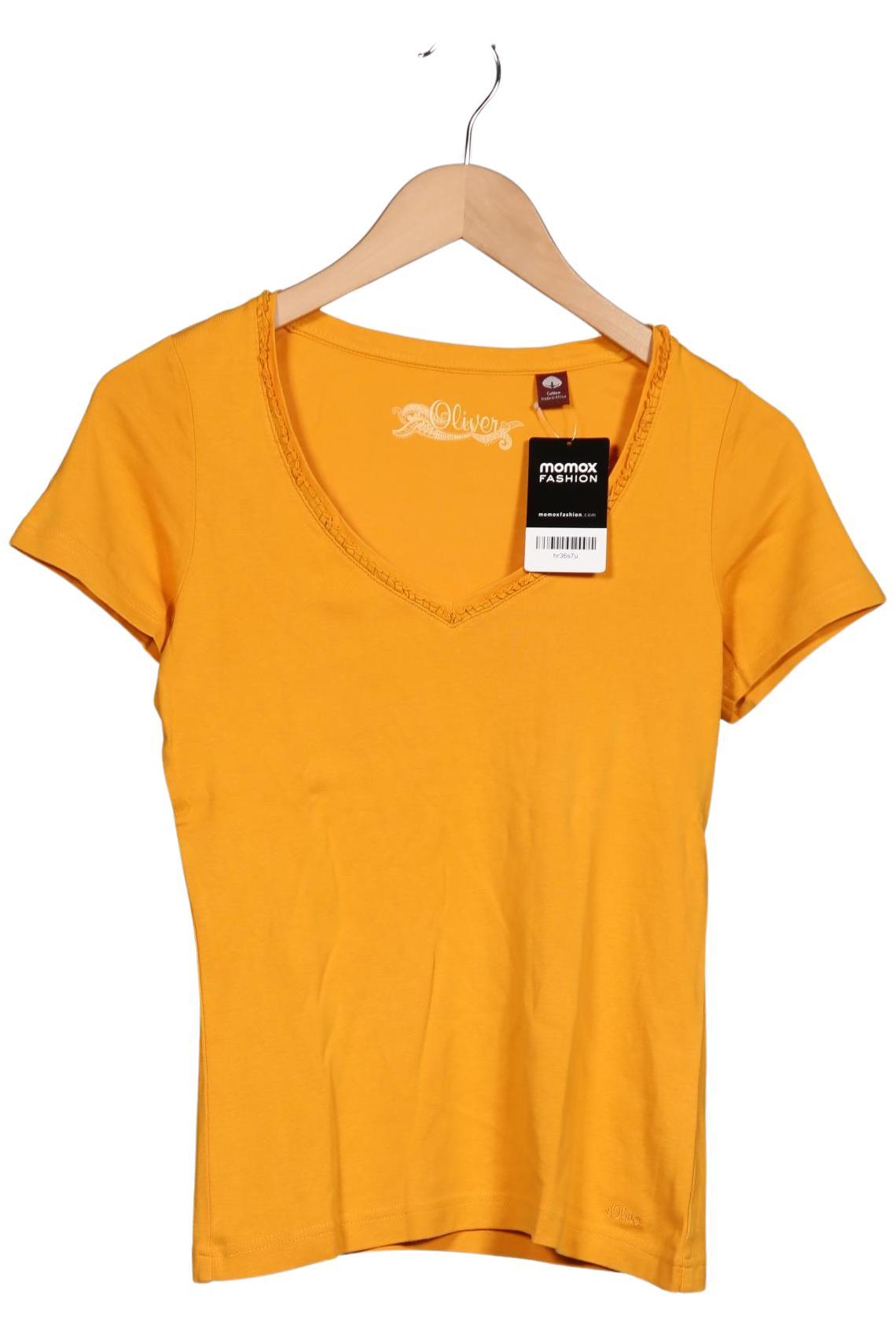 

s.Oliver Damen T-Shirt, orange, Gr. 36