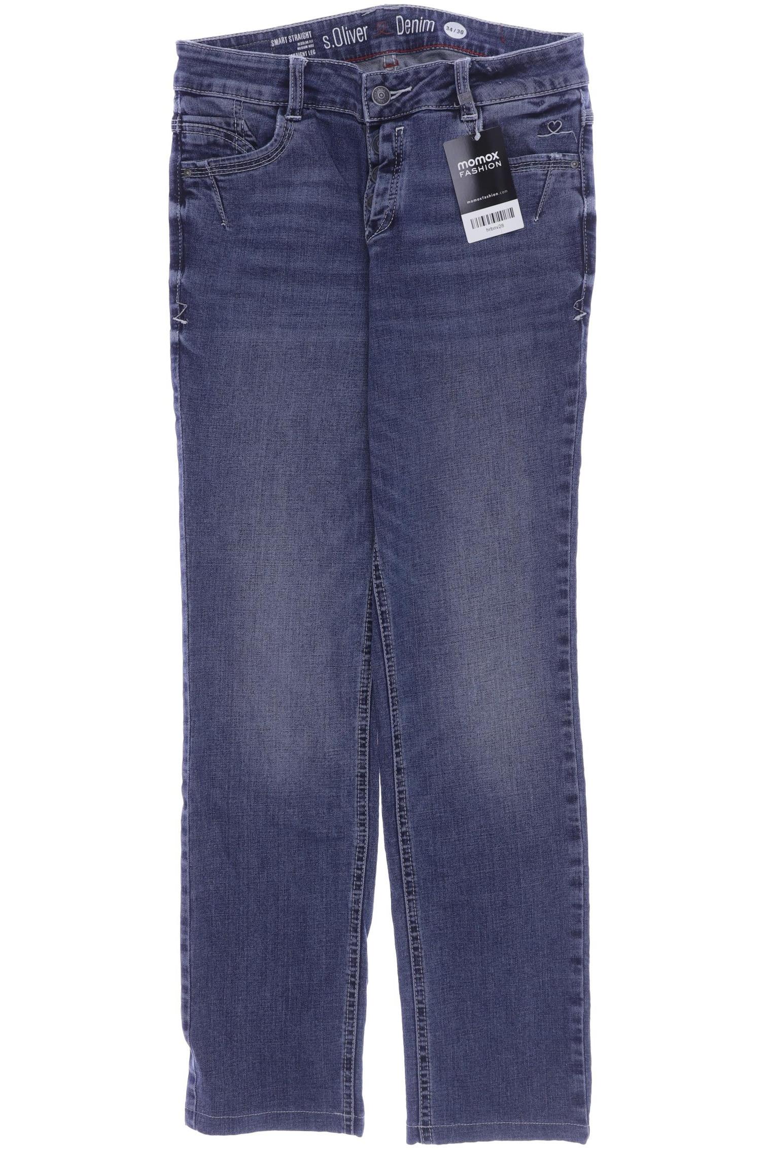 

s.Oliver Damen Jeans, marineblau
