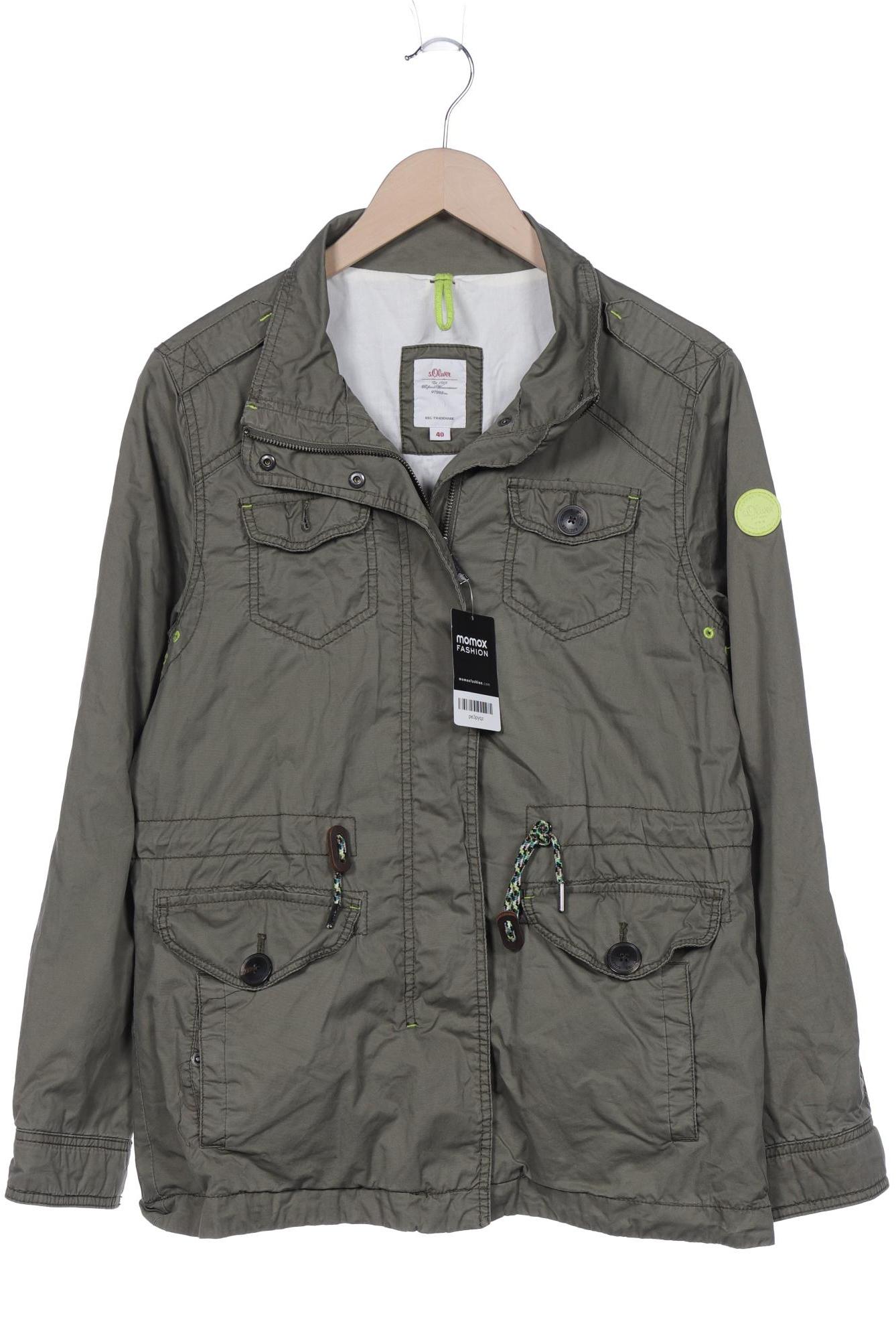 

s.Oliver Damen Jacke, grün, Gr. 40