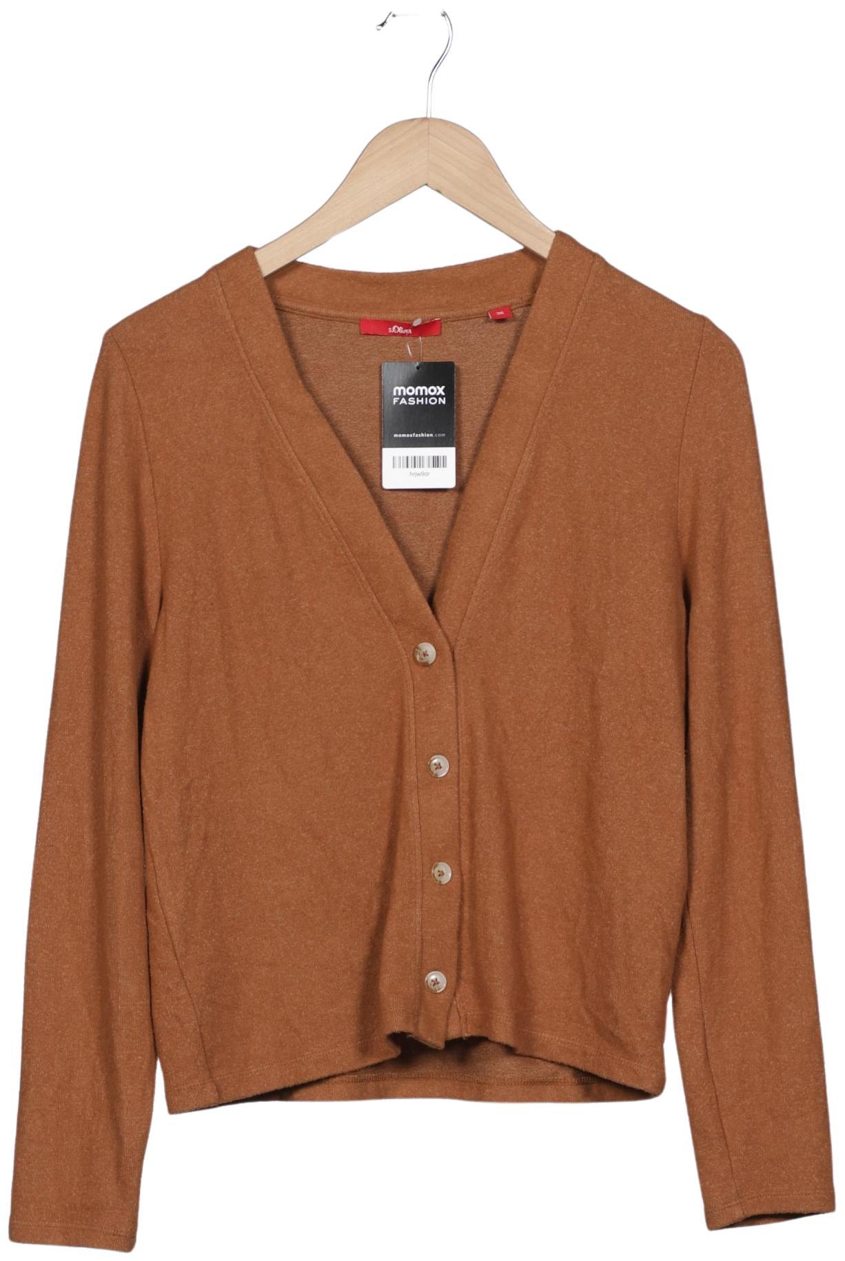 

s.Oliver Damen Strickjacke, braun, Gr. 36