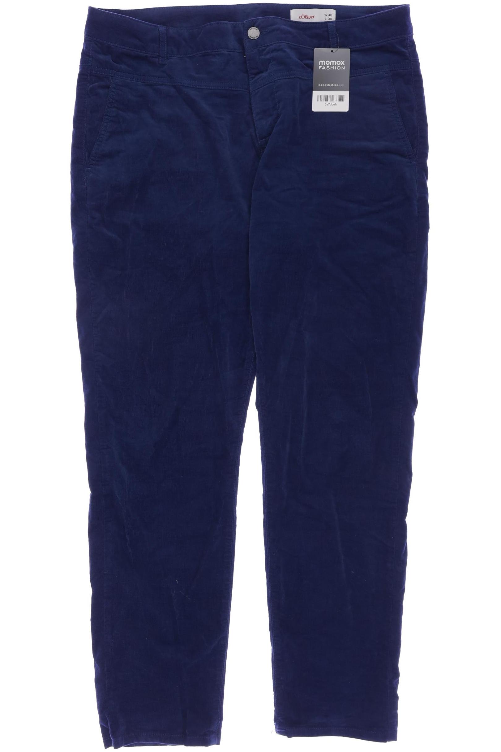 

s.Oliver Damen Stoffhose, blau, Gr. 40