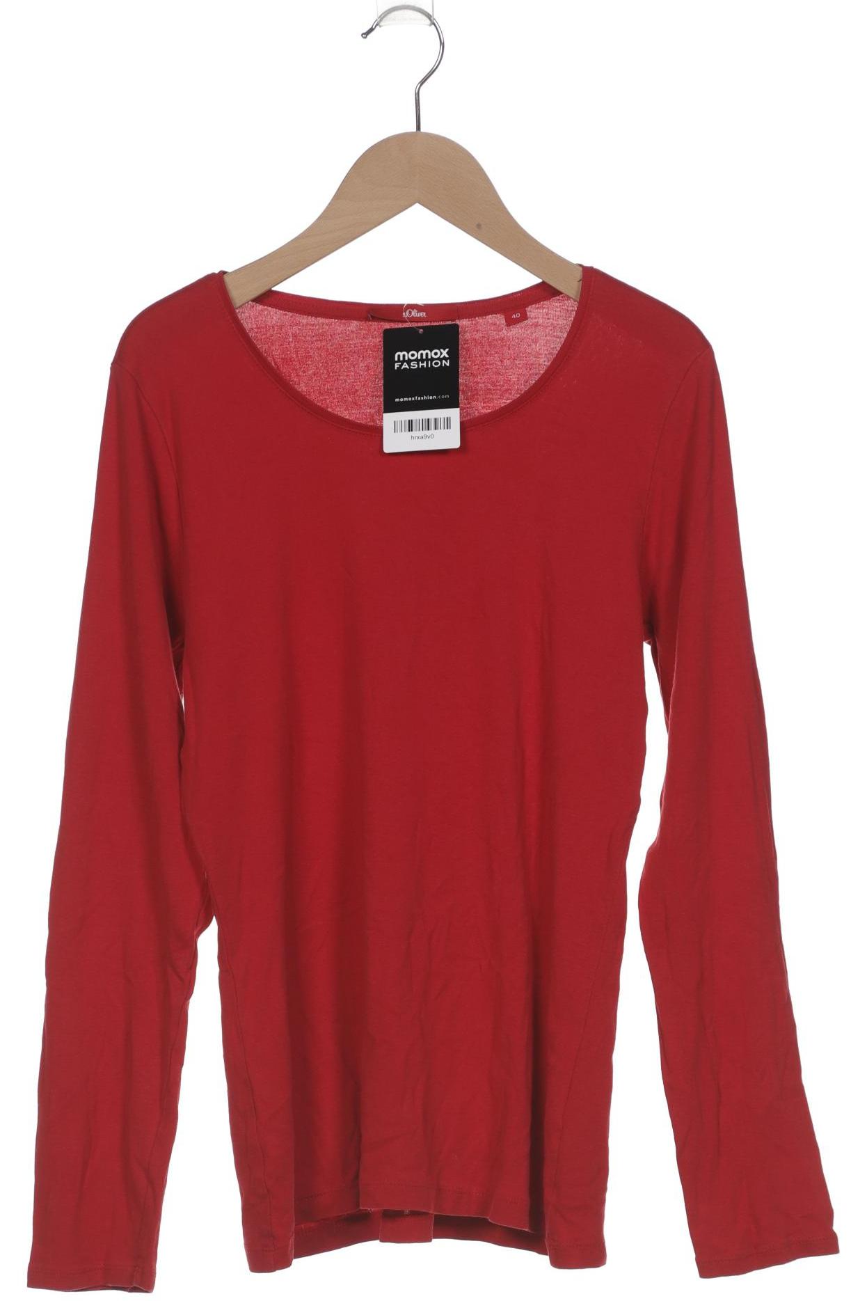 

s.Oliver Damen Langarmshirt, rot, Gr. 40
