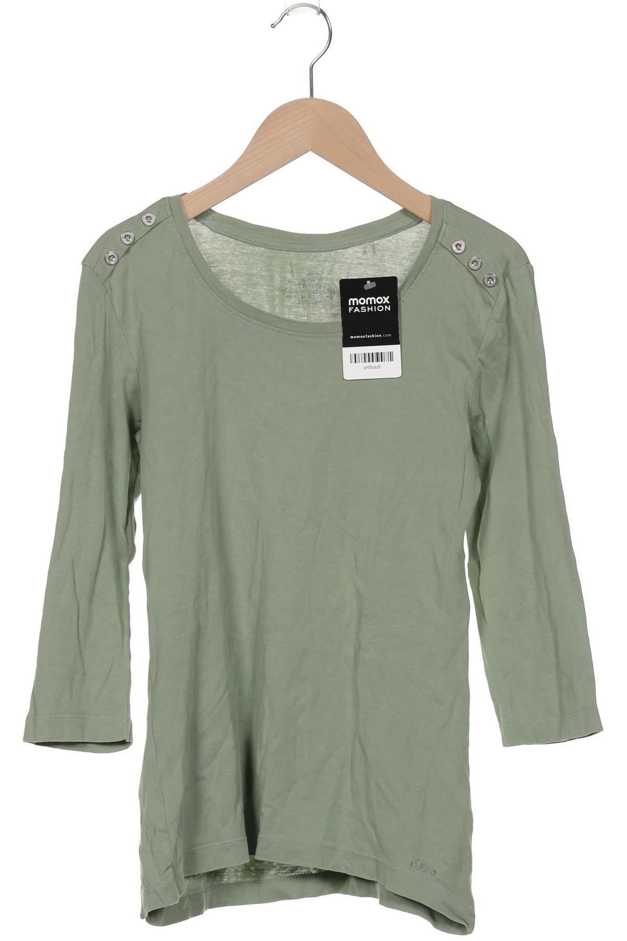 

s.Oliver Damen Langarmshirt, hellgrün, Gr. 38