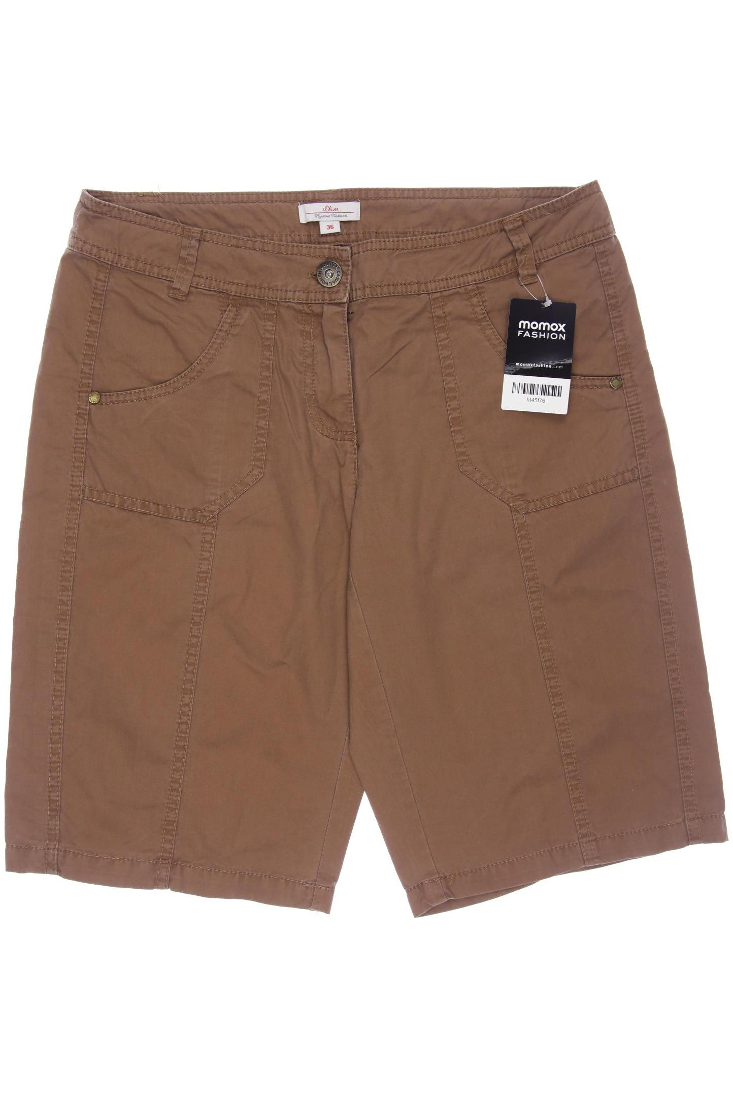 

s.Oliver Damen Shorts, braun, Gr. 36