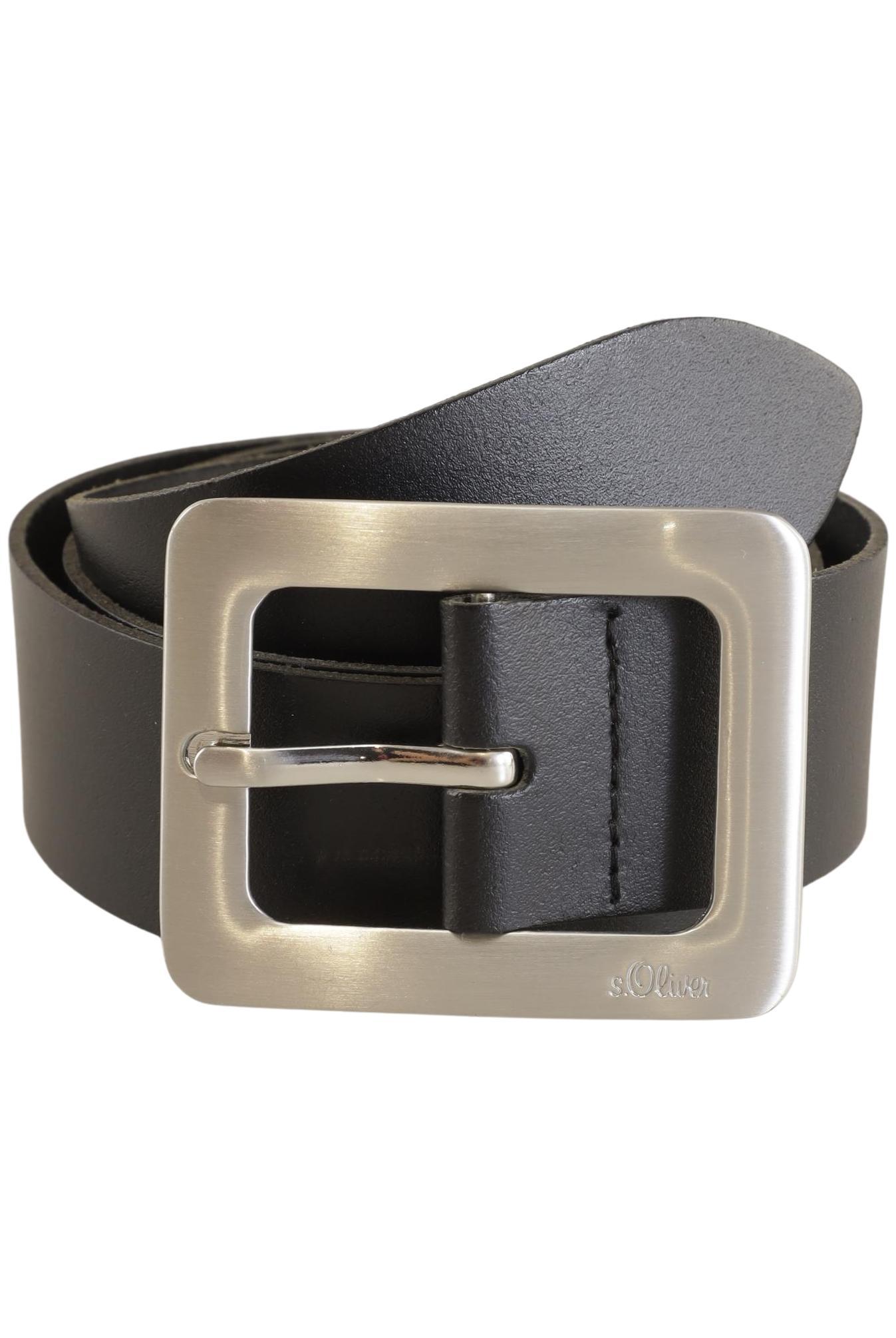 

s.Oliver Damen Gürtel, schwarz, Gr. 85