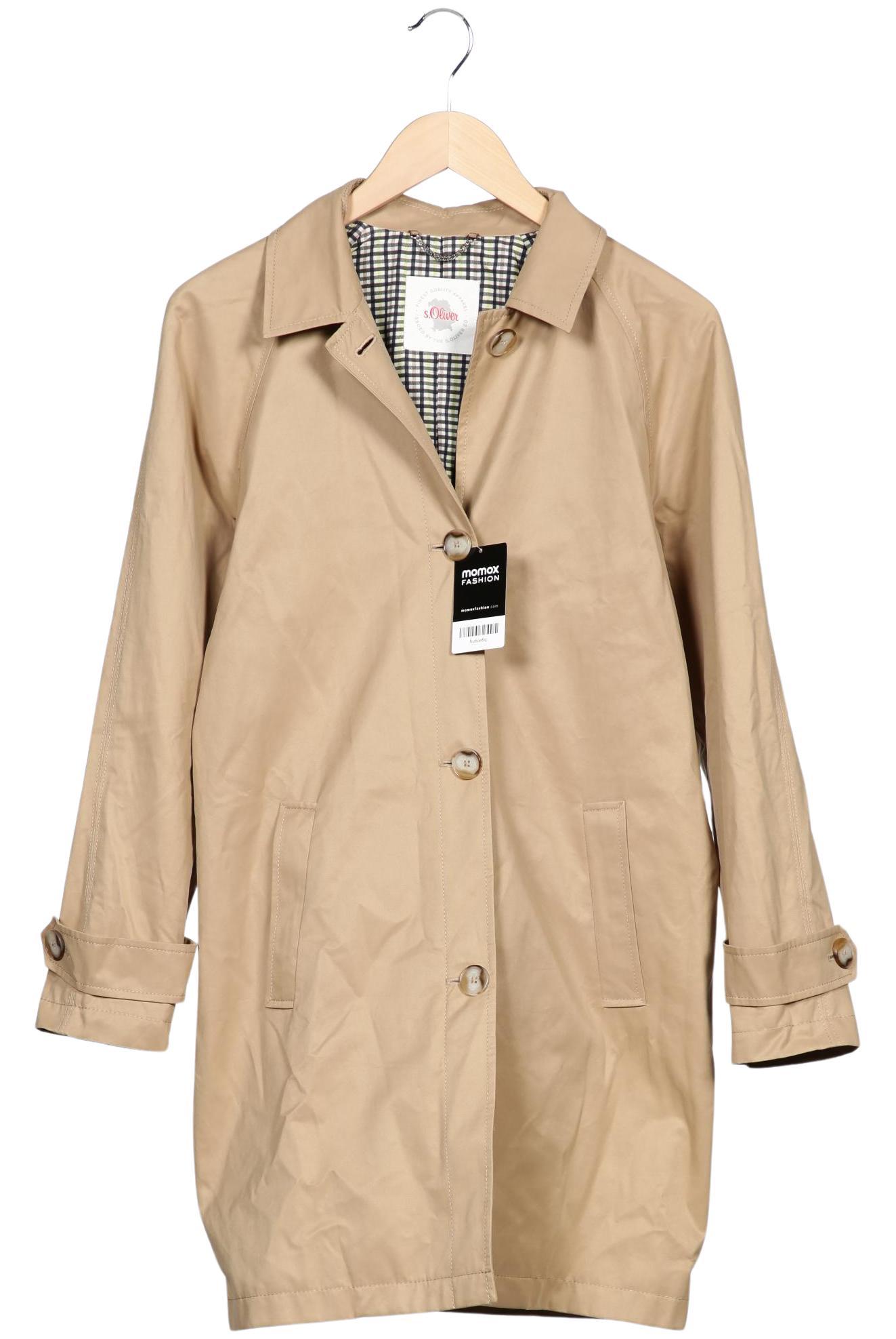 

s.Oliver Damen Mantel, beige, Gr. 38