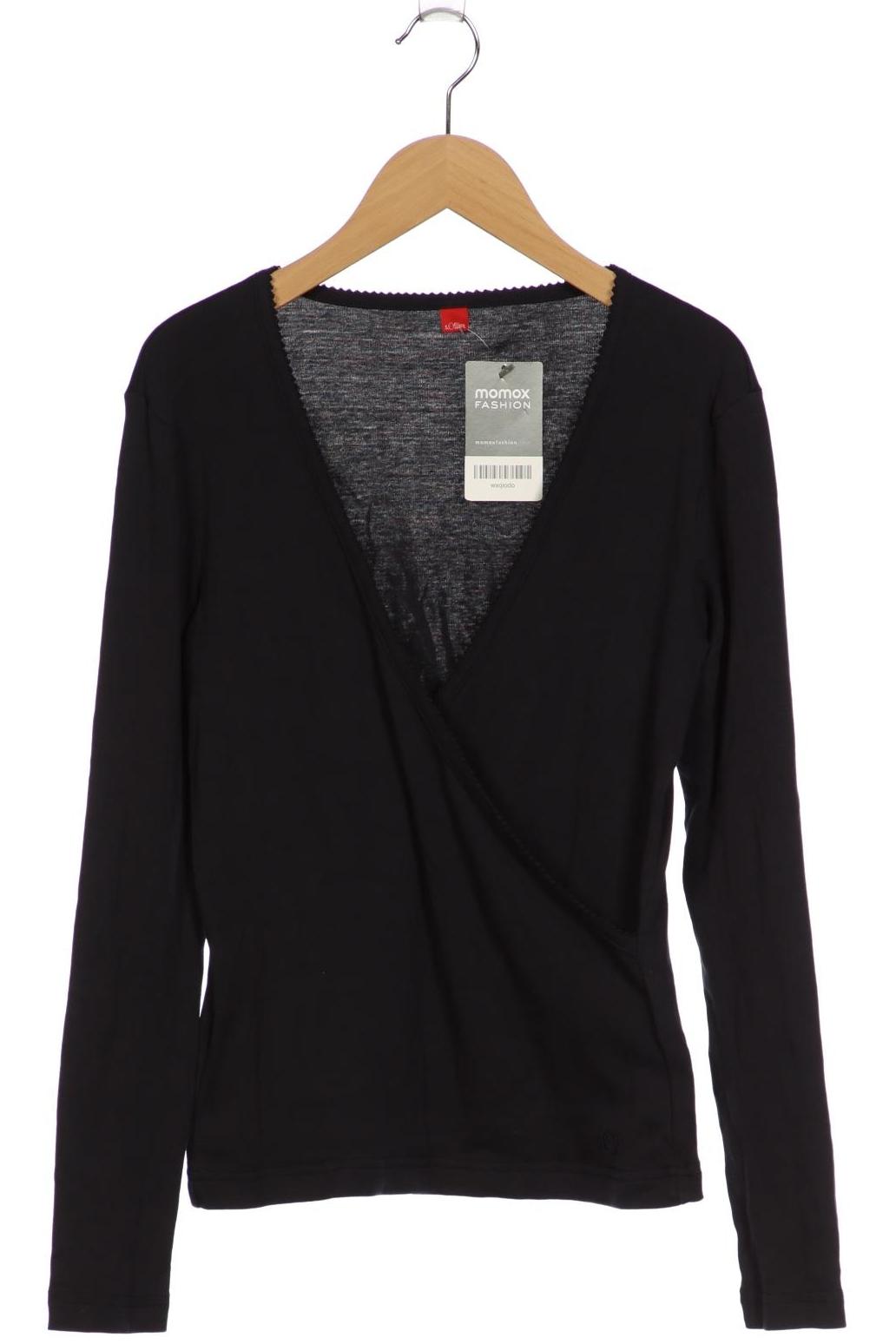 

s.Oliver Damen Langarmshirt, marineblau, Gr. 36