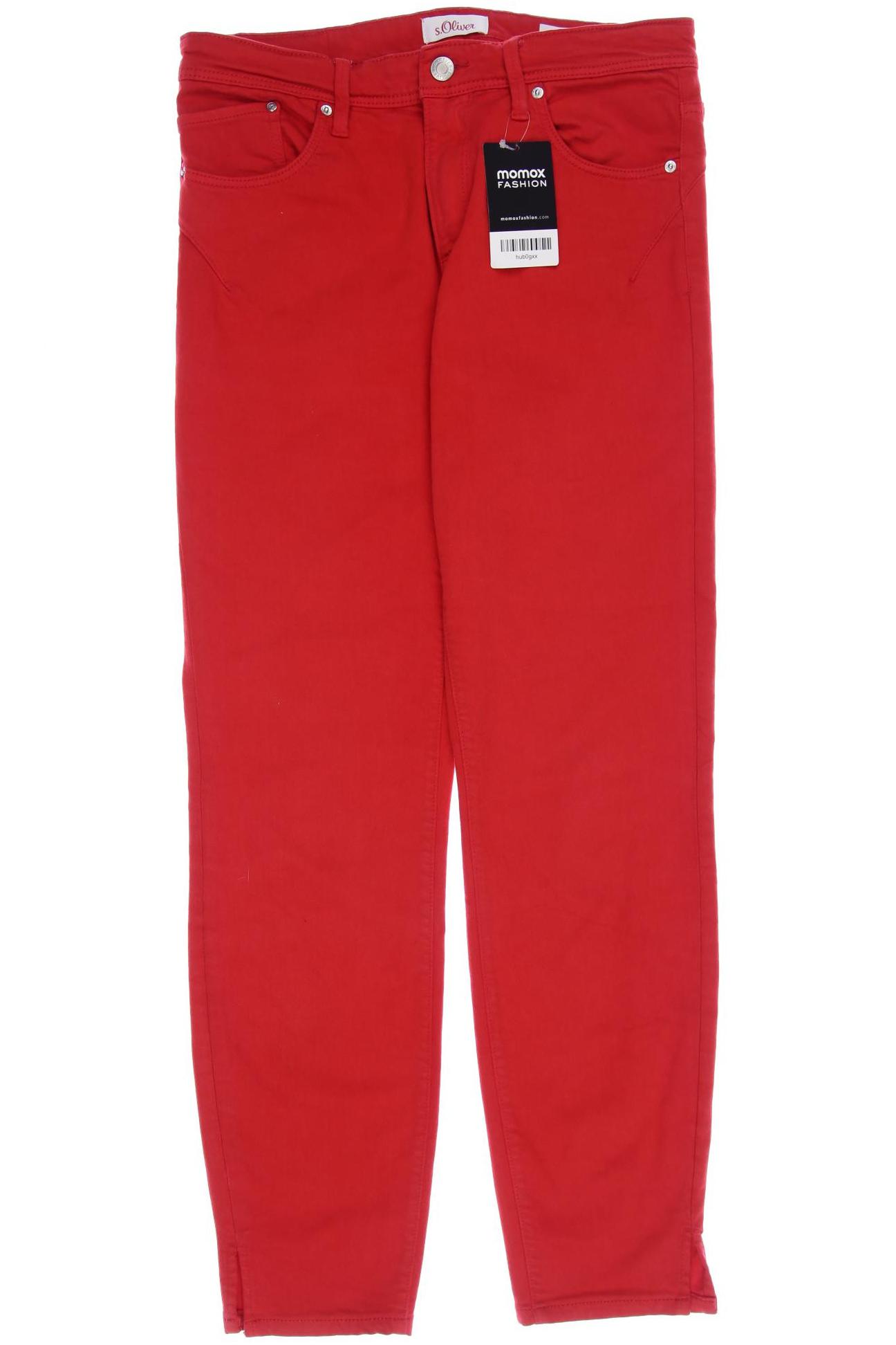 

s.Oliver Damen Jeans, rot