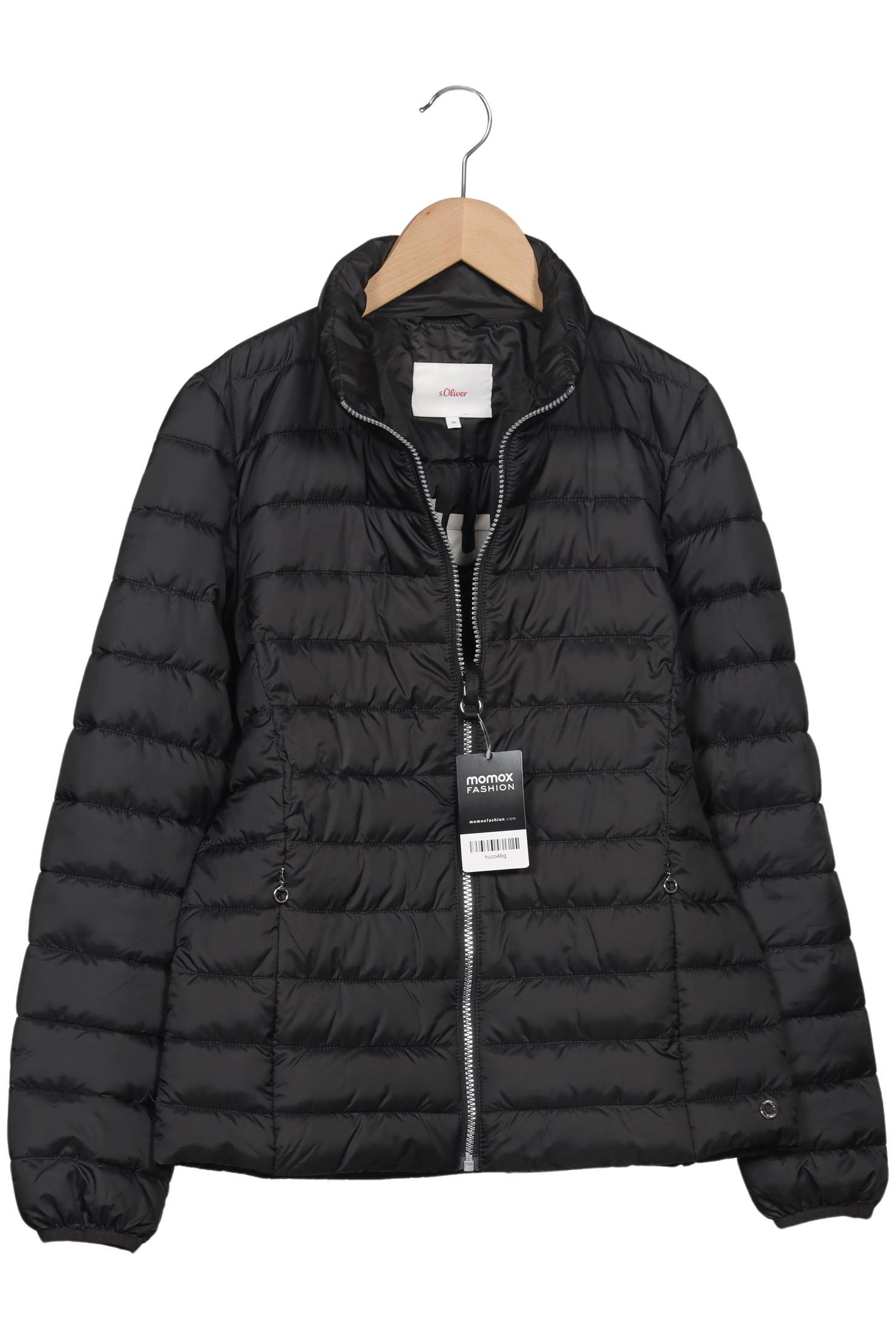 

s.Oliver Damen Jacke, schwarz, Gr. 36