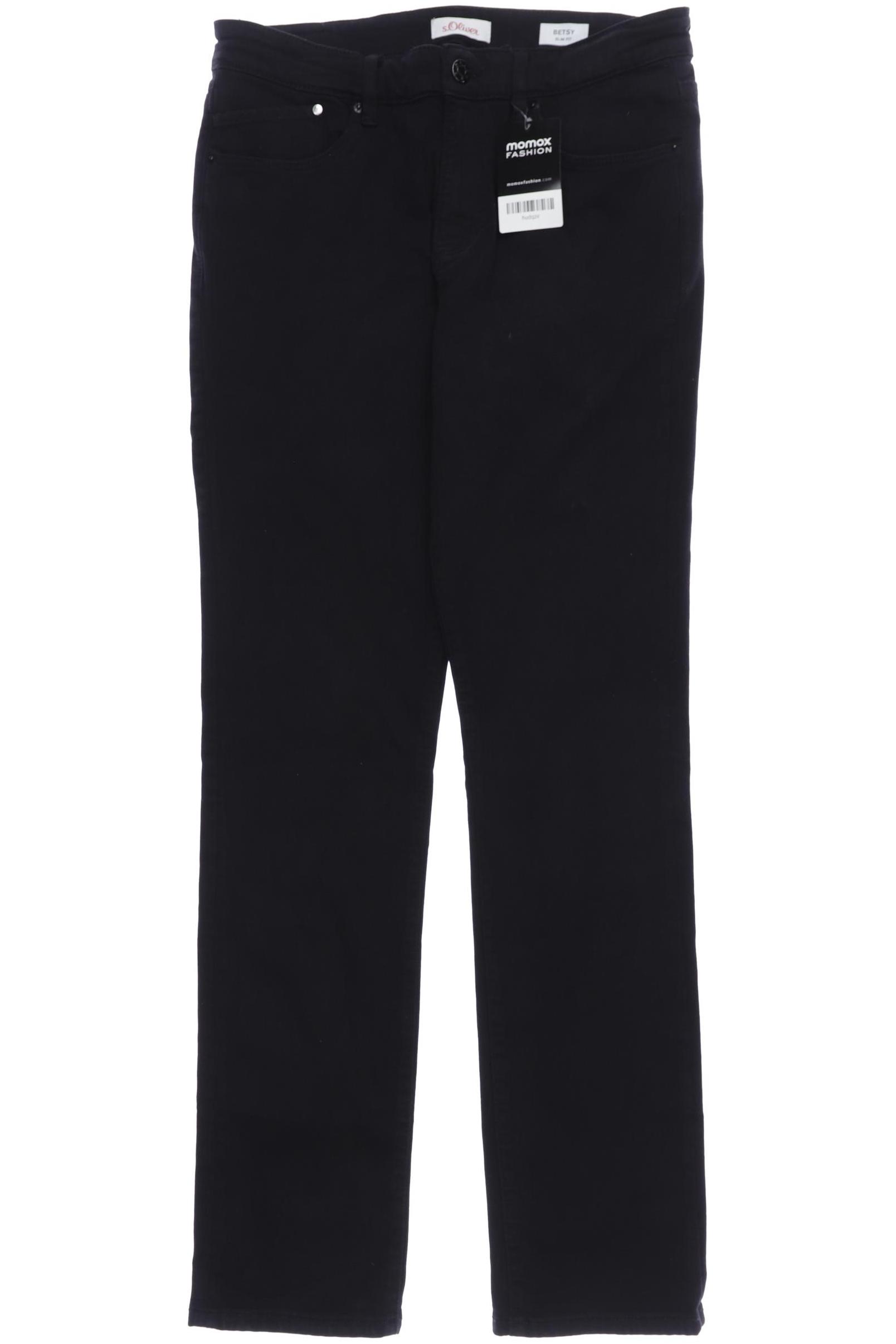 

s.Oliver Damen Jeans, schwarz, Gr. 38