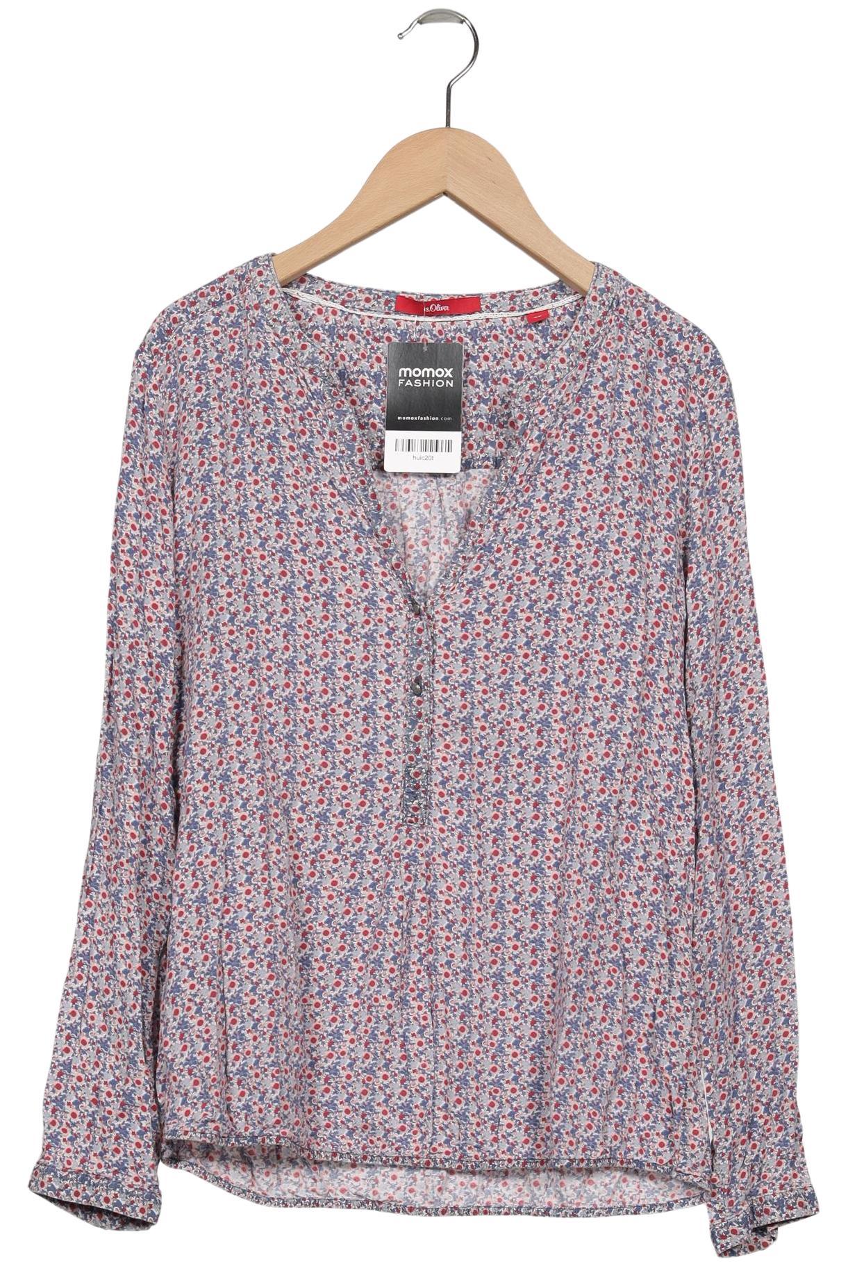 

s.Oliver Damen Bluse, blau, Gr. 36