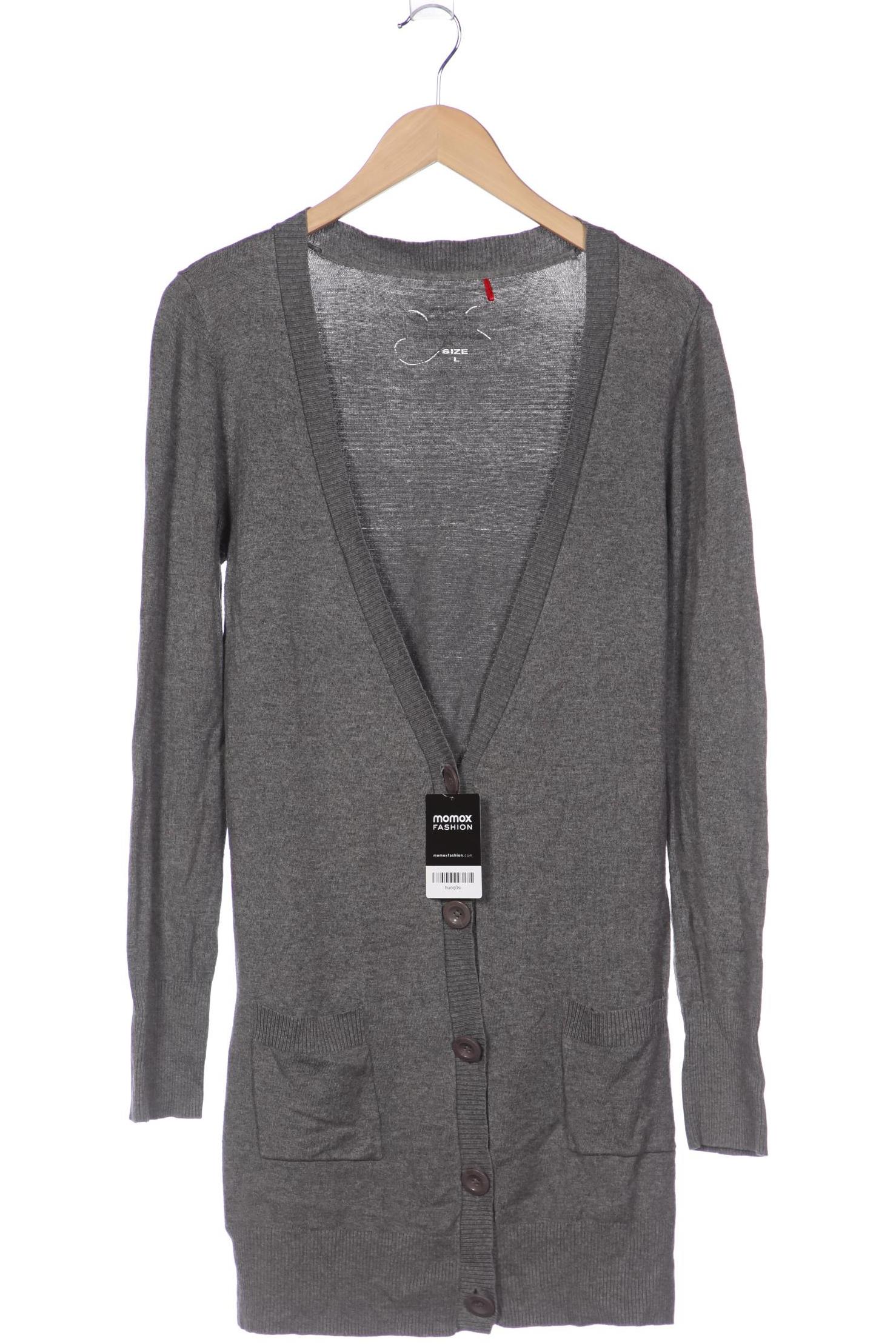 

s.Oliver Damen Strickjacke, grau, Gr. 38