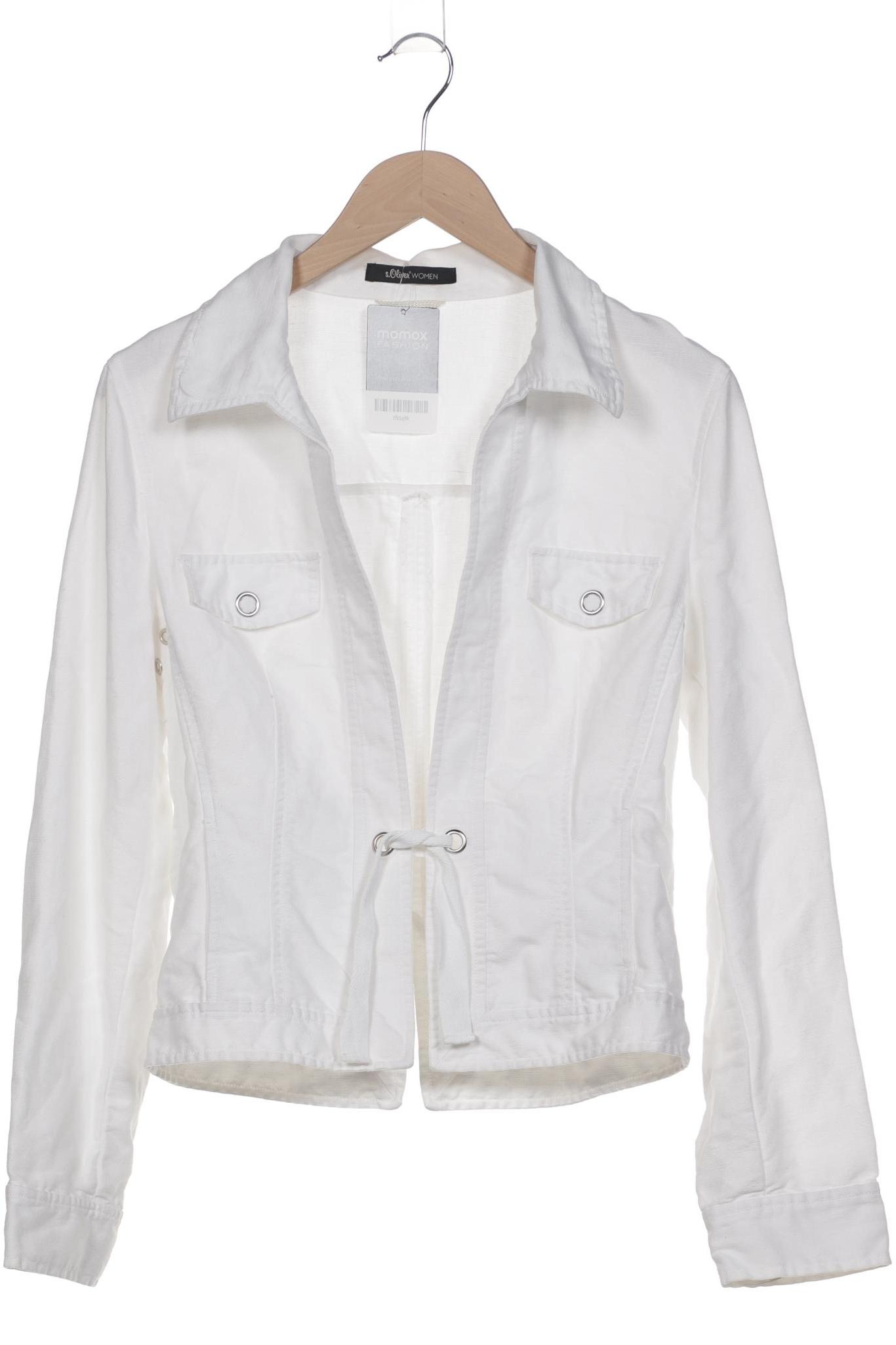 

s.Oliver Damen Jacke, weiß, Gr. 38