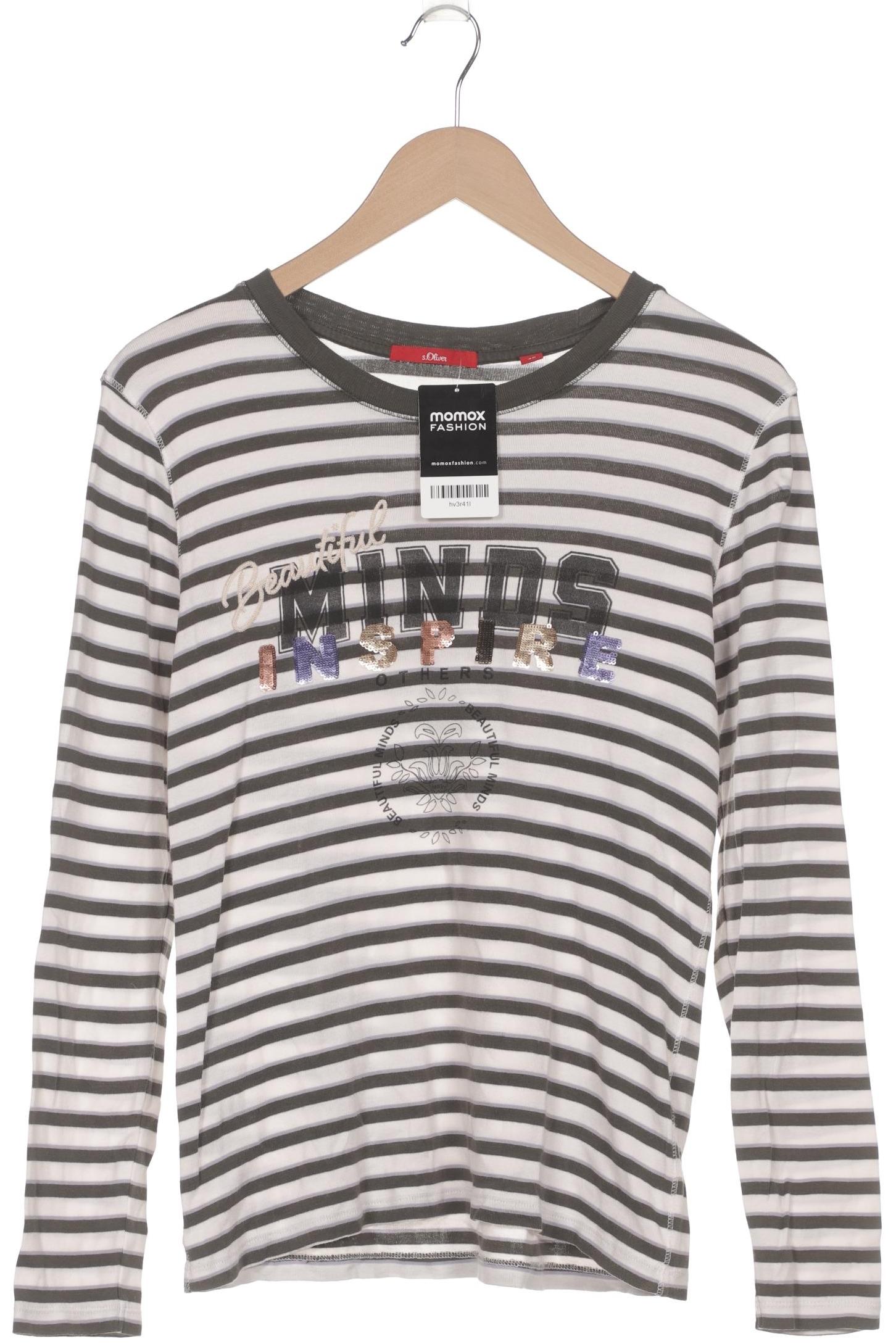 

s.Oliver Damen Langarmshirt, grün, Gr. 40