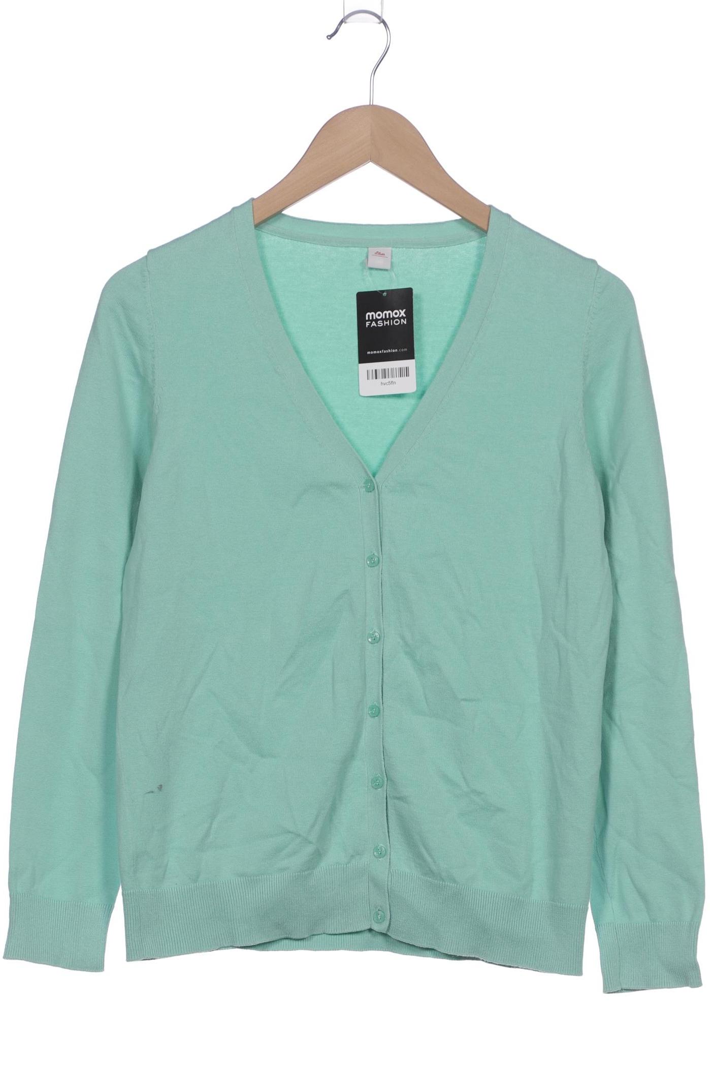 

s.Oliver Damen Strickjacke, grün, Gr. 40