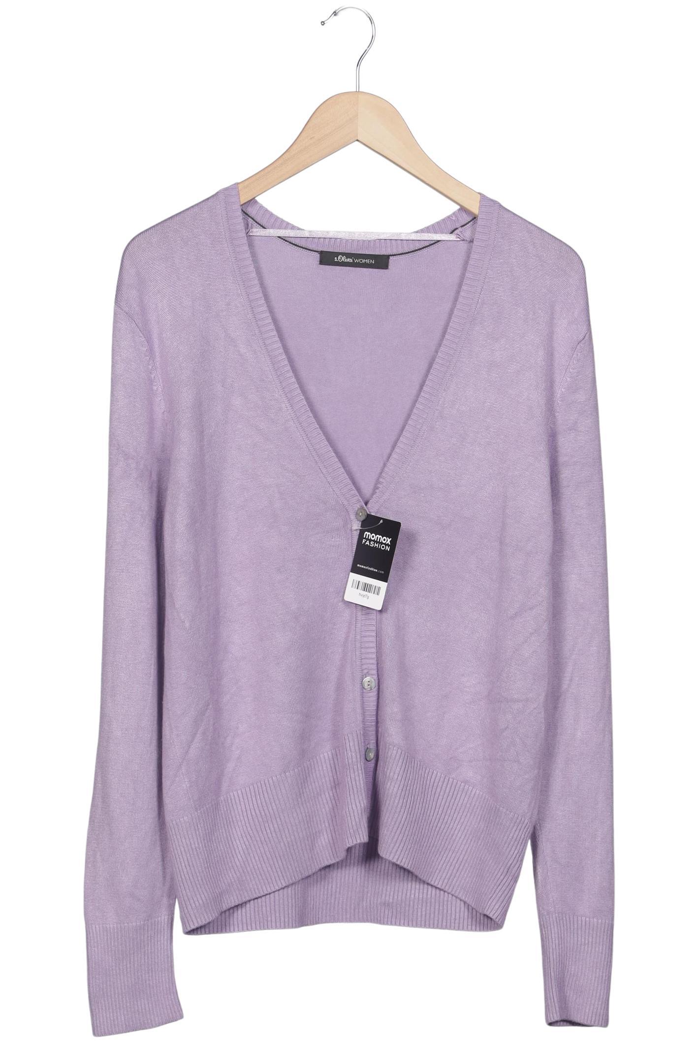 

s.Oliver Damen Strickjacke, schwarz, Gr. 44