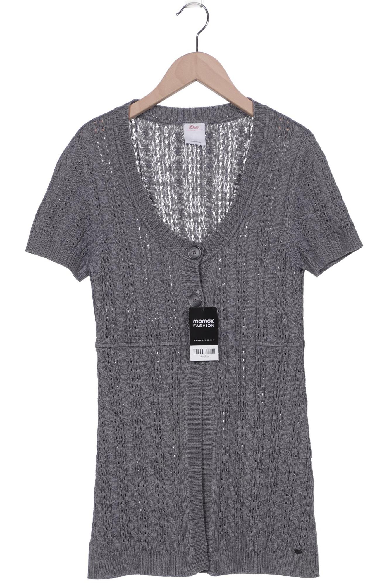 

s.Oliver Damen Strickjacke, grau
